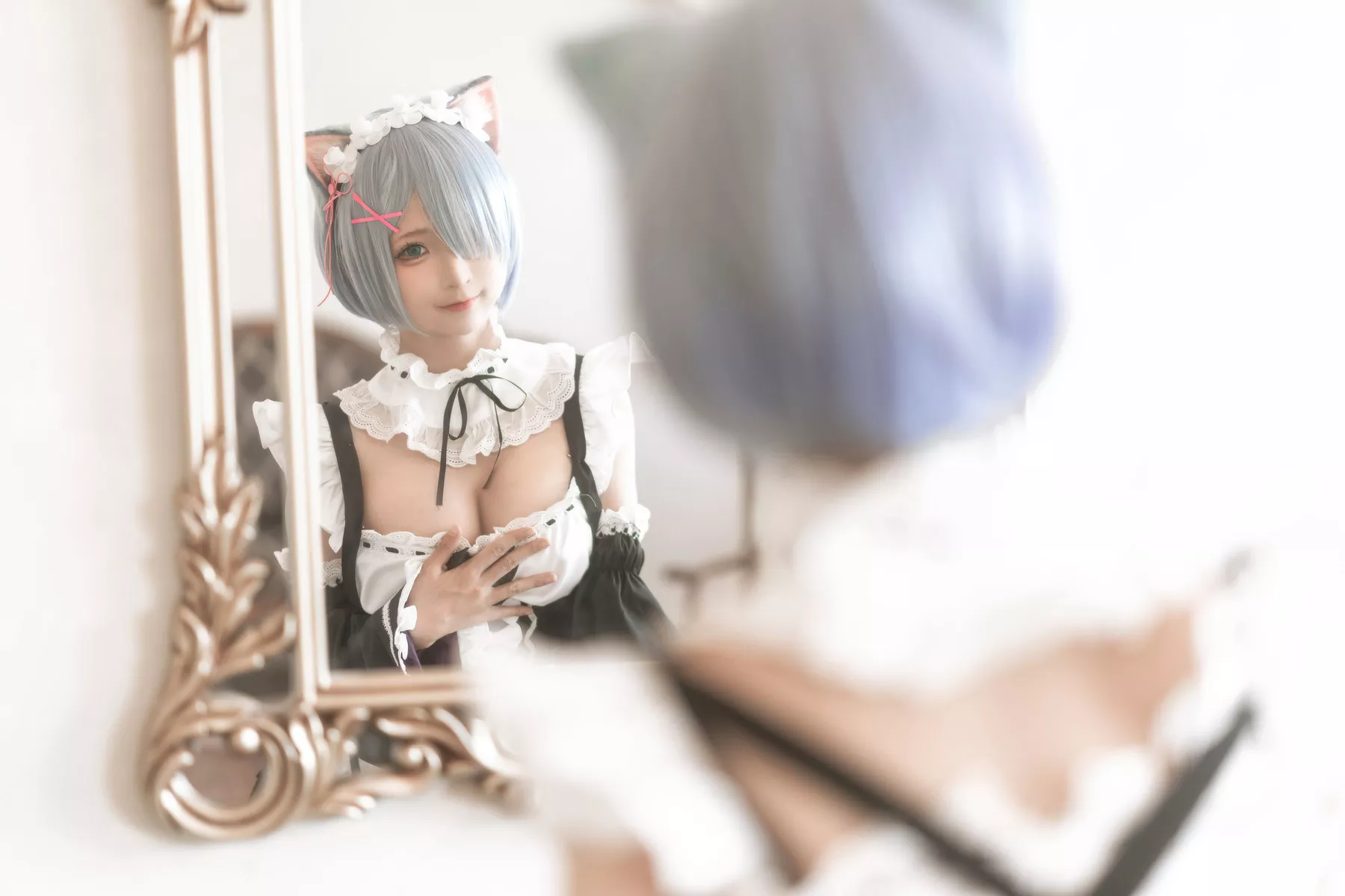 女神Cosplay  蠢沫沫 雷姆 魅魔私房