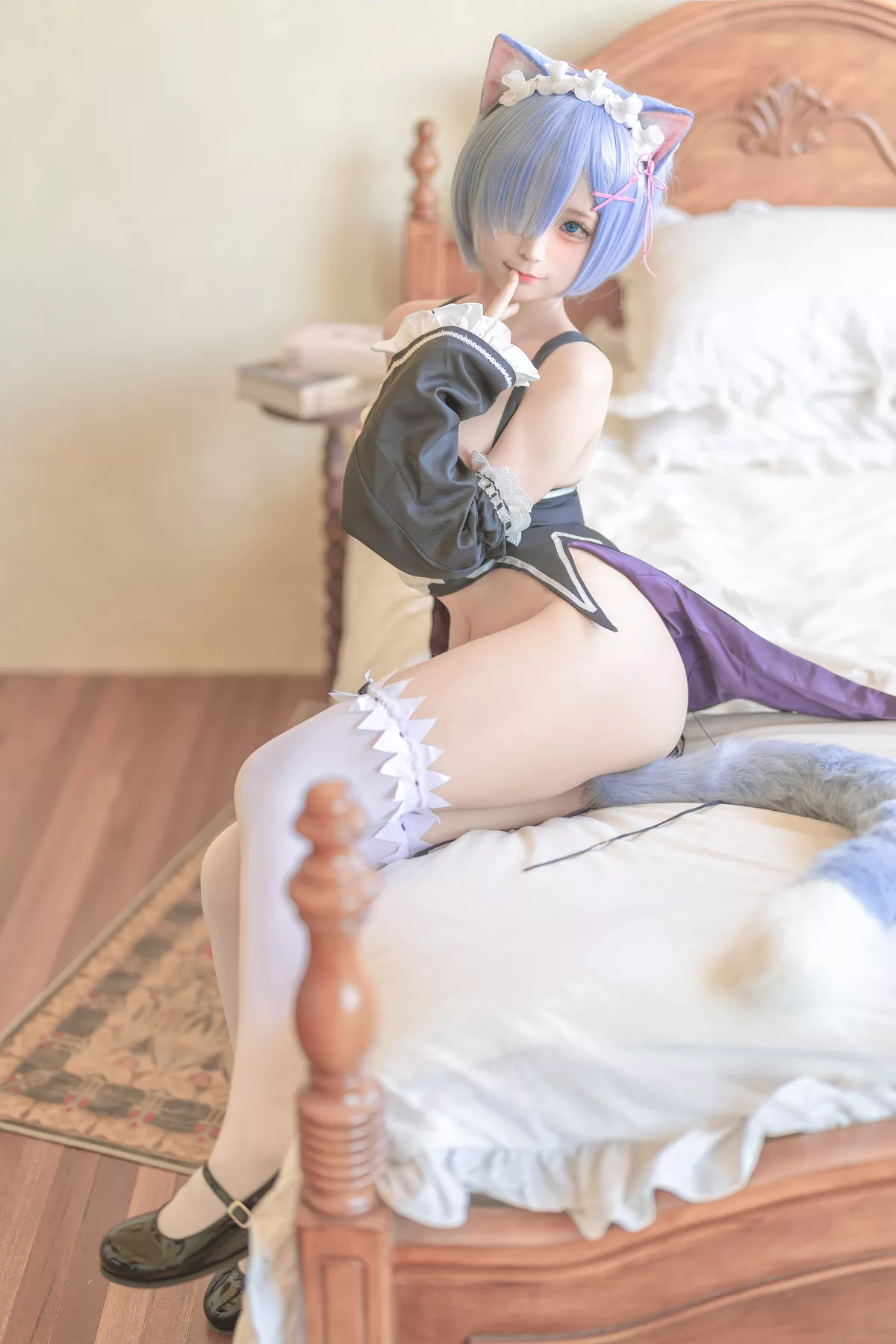 女神Cosplay  蠢沫沫 雷姆 魅魔私房