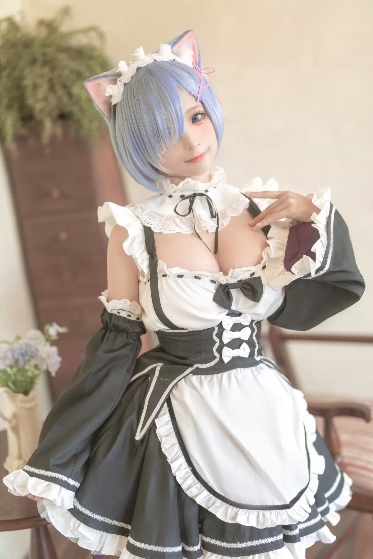 女神Cosplay  蠢沫沫 雷姆 魅魔私房