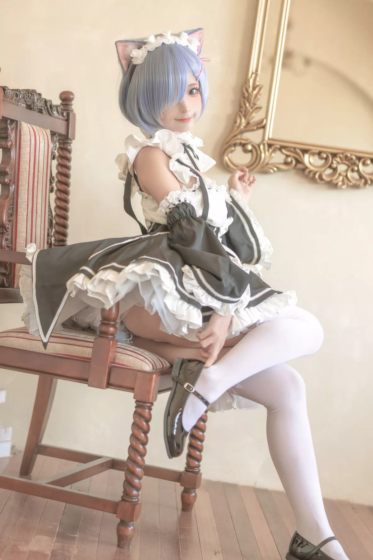 女神Cosplay  蠢沫沫 雷姆 魅魔私房
