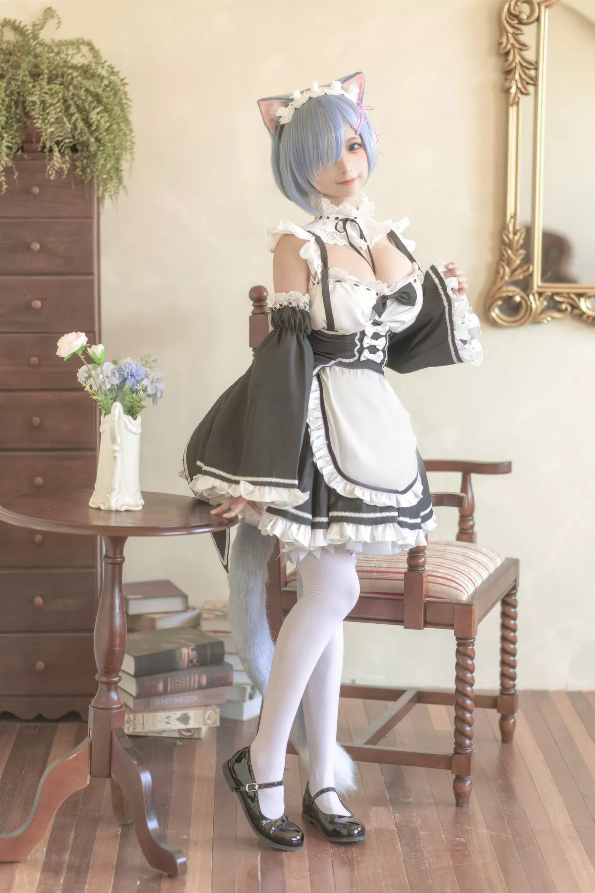 女神Cosplay  蠢沫沫 雷姆 魅魔私房
