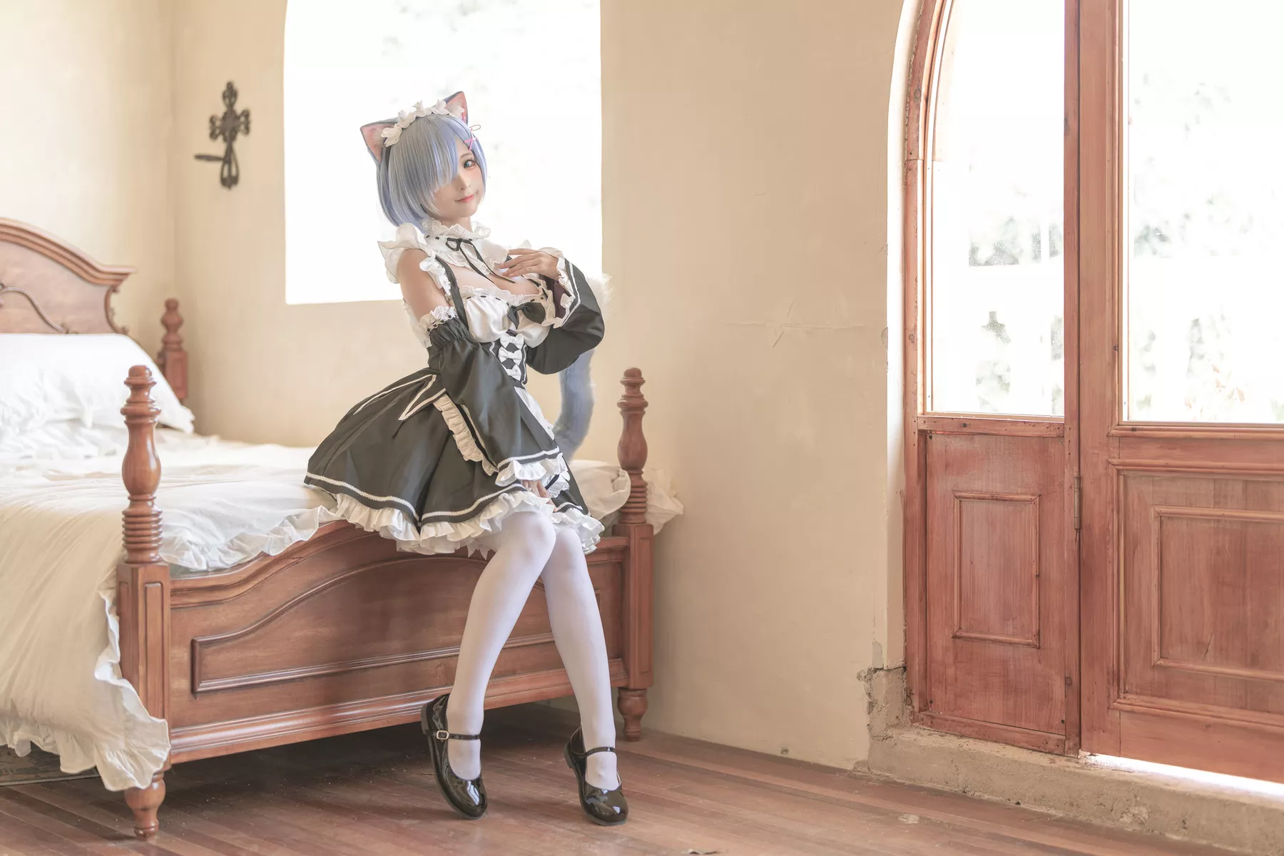 女神Cosplay  蠢沫沫 雷姆 魅魔私房