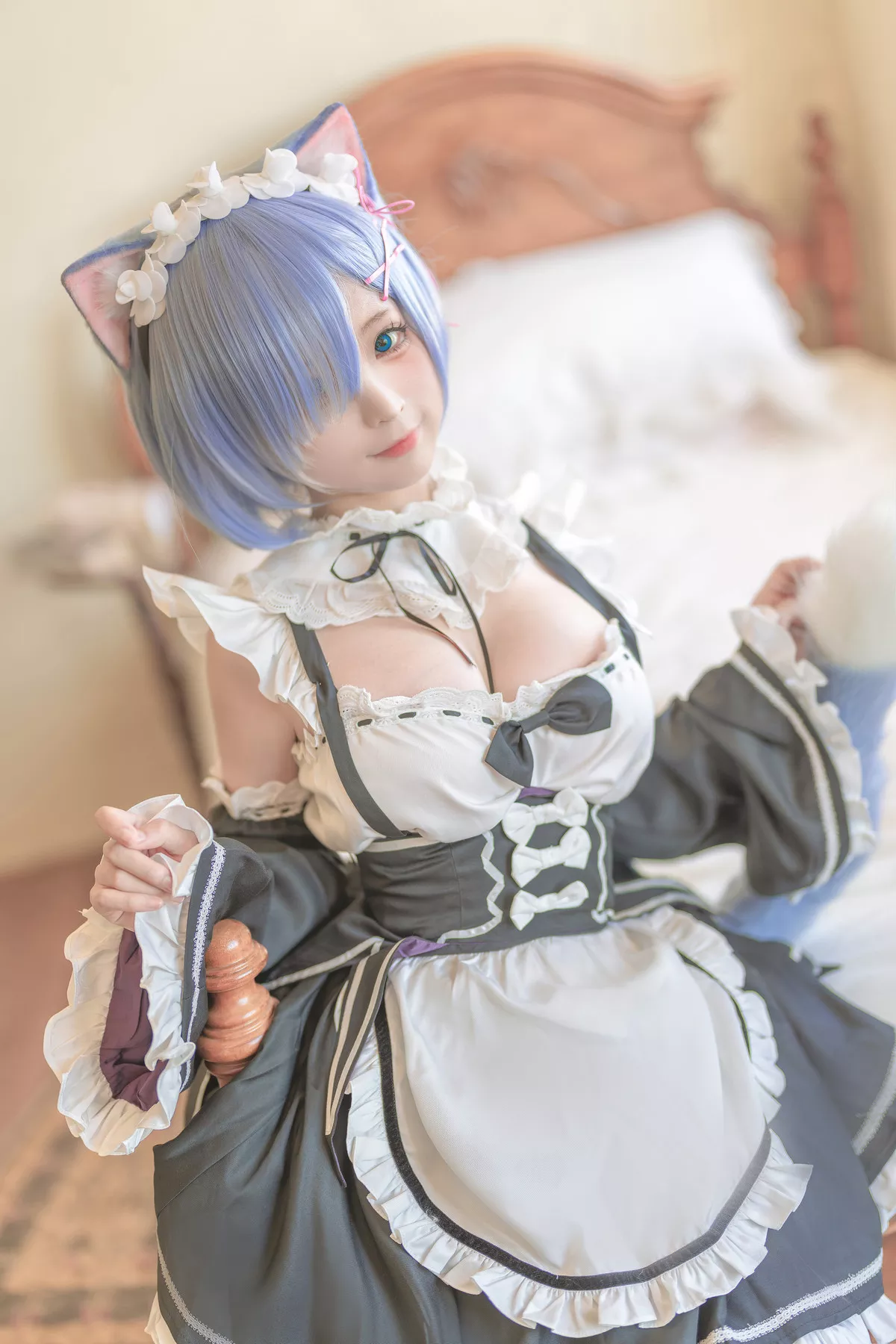 女神Cosplay  蠢沫沫 雷姆 魅魔私房