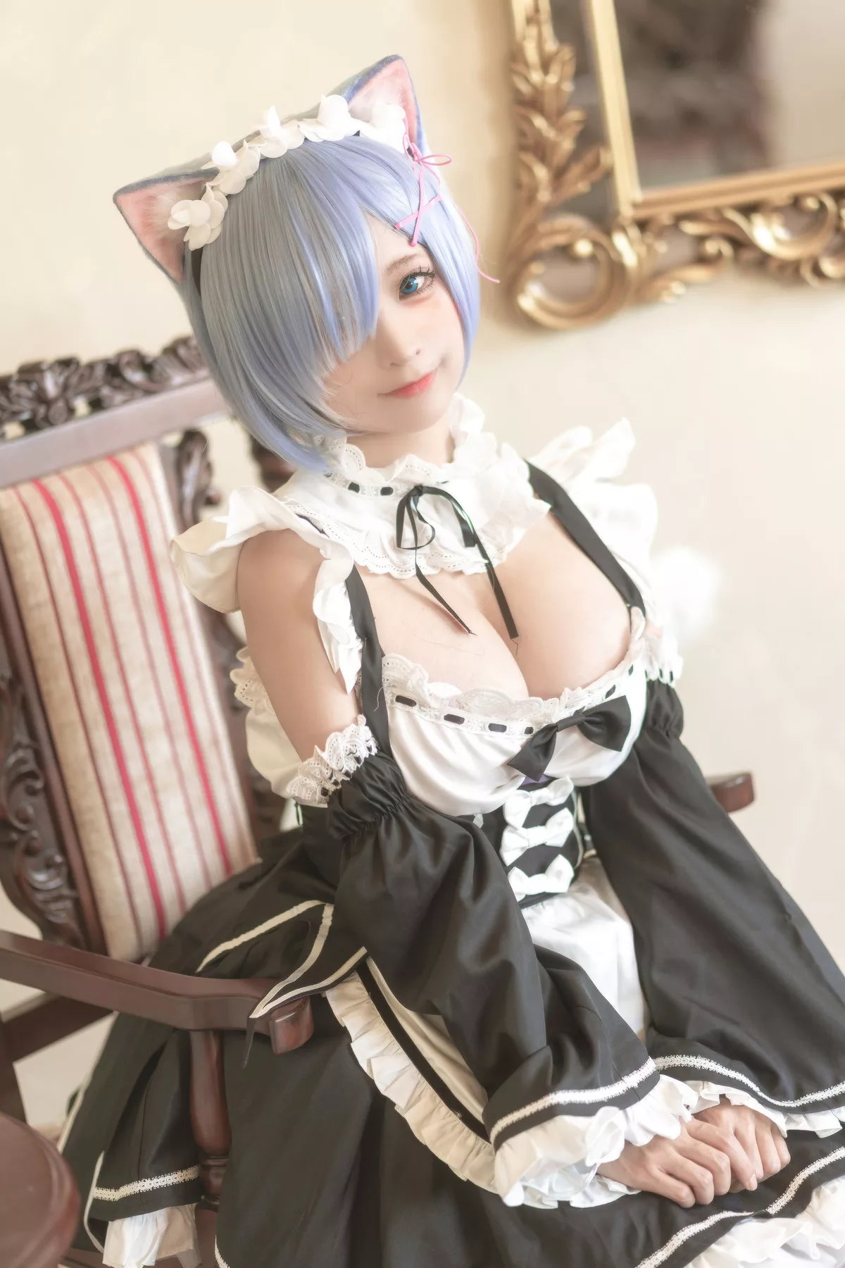 女神Cosplay  蠢沫沫 雷姆 魅魔私房