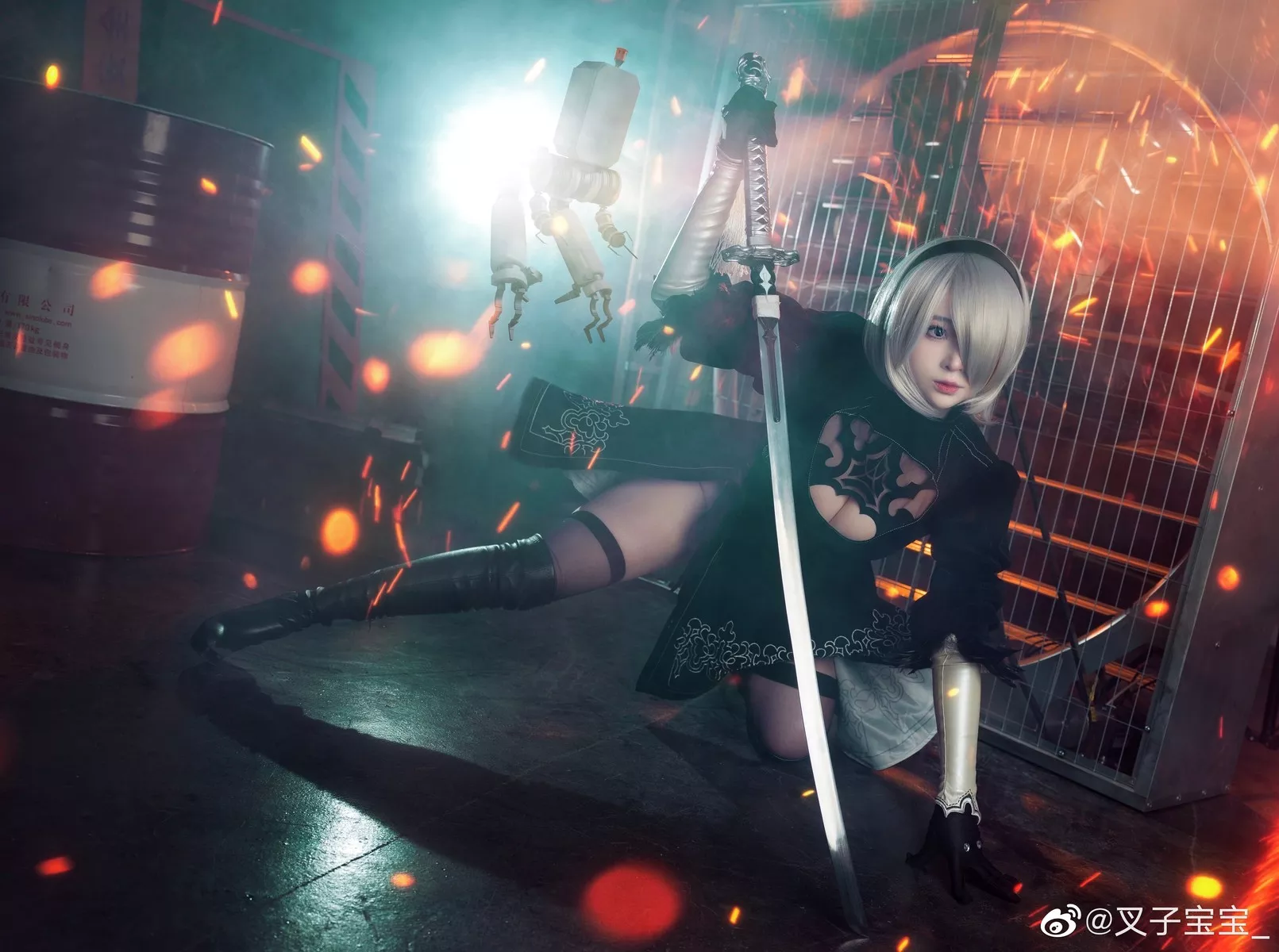 2B 叉子宝贝 尼尔机械纪元 佳人Cosplay