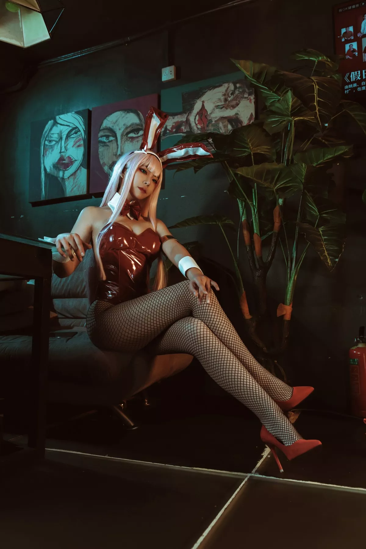 撩人私房 Zero Two 机智的哔啵 仙女Cosplay girl Bunny
