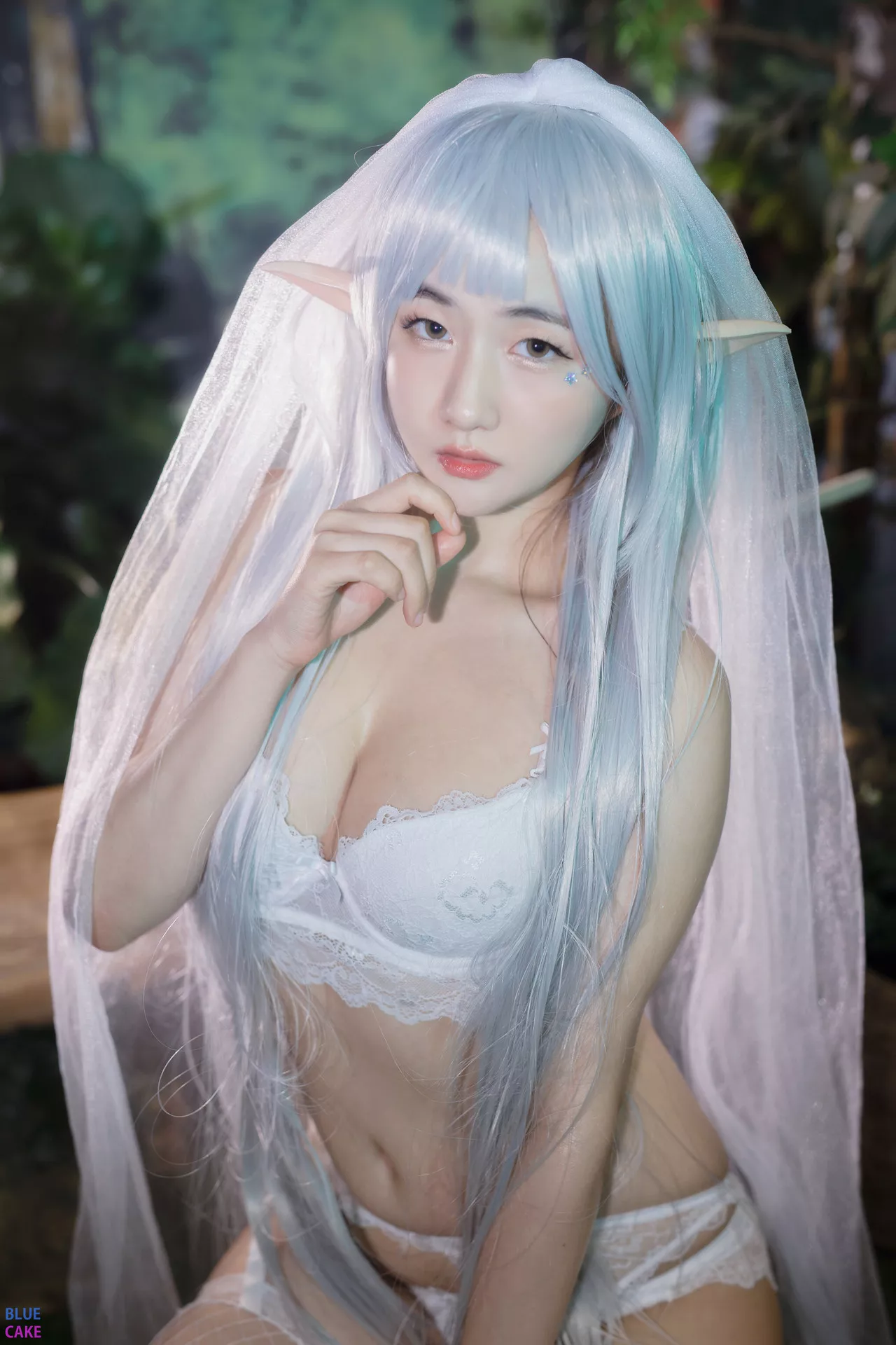 Han 蓝色蛋糕】 高丽佳人摄影 高丽艳模高清摄视图像 Elf(57P) Jina【【BLUECAKE  Moon