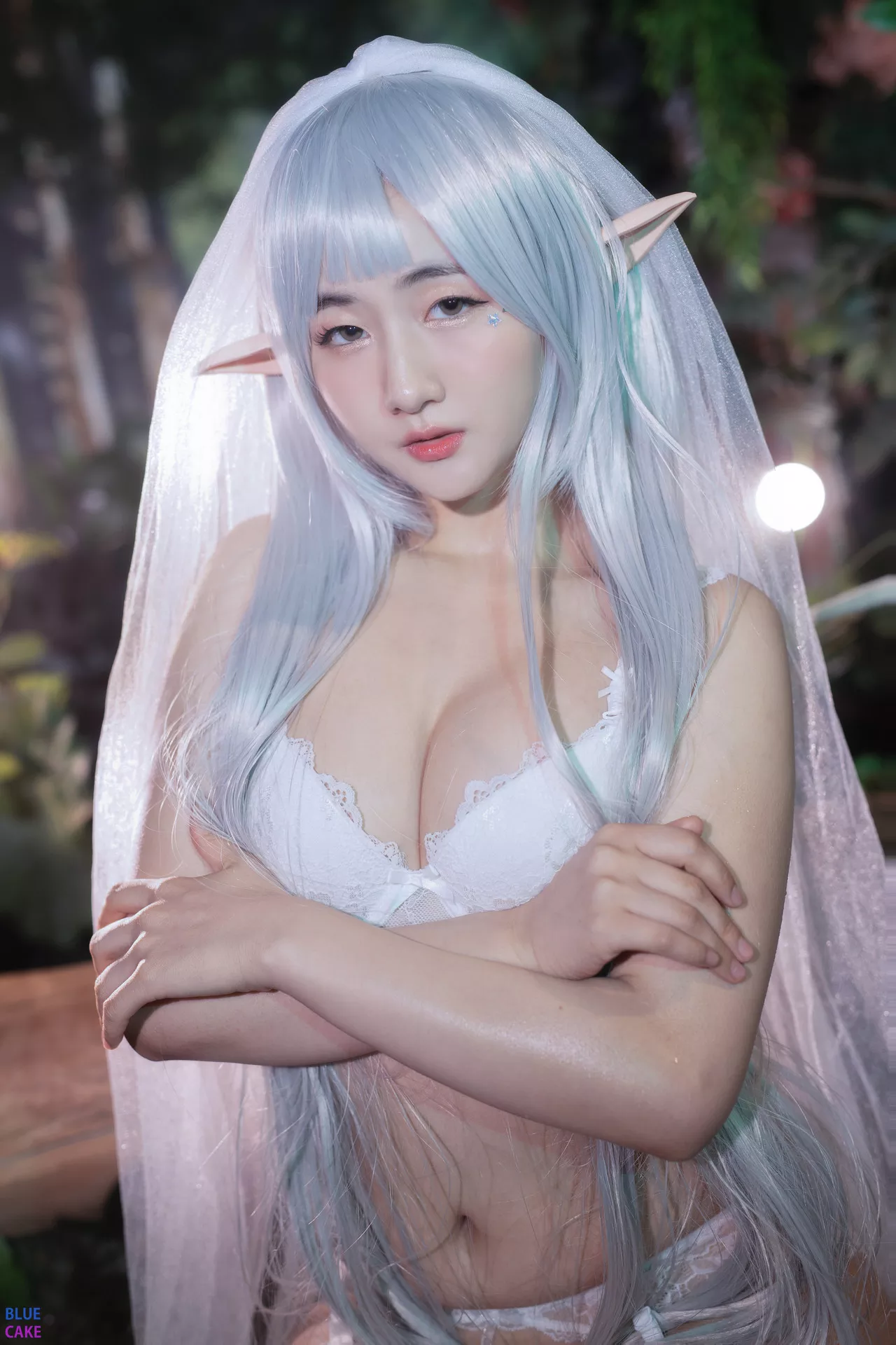 Han 蓝色蛋糕】 高丽佳人摄影 高丽艳模高清摄视图像 Elf(57P) Jina【【BLUECAKE  Moon