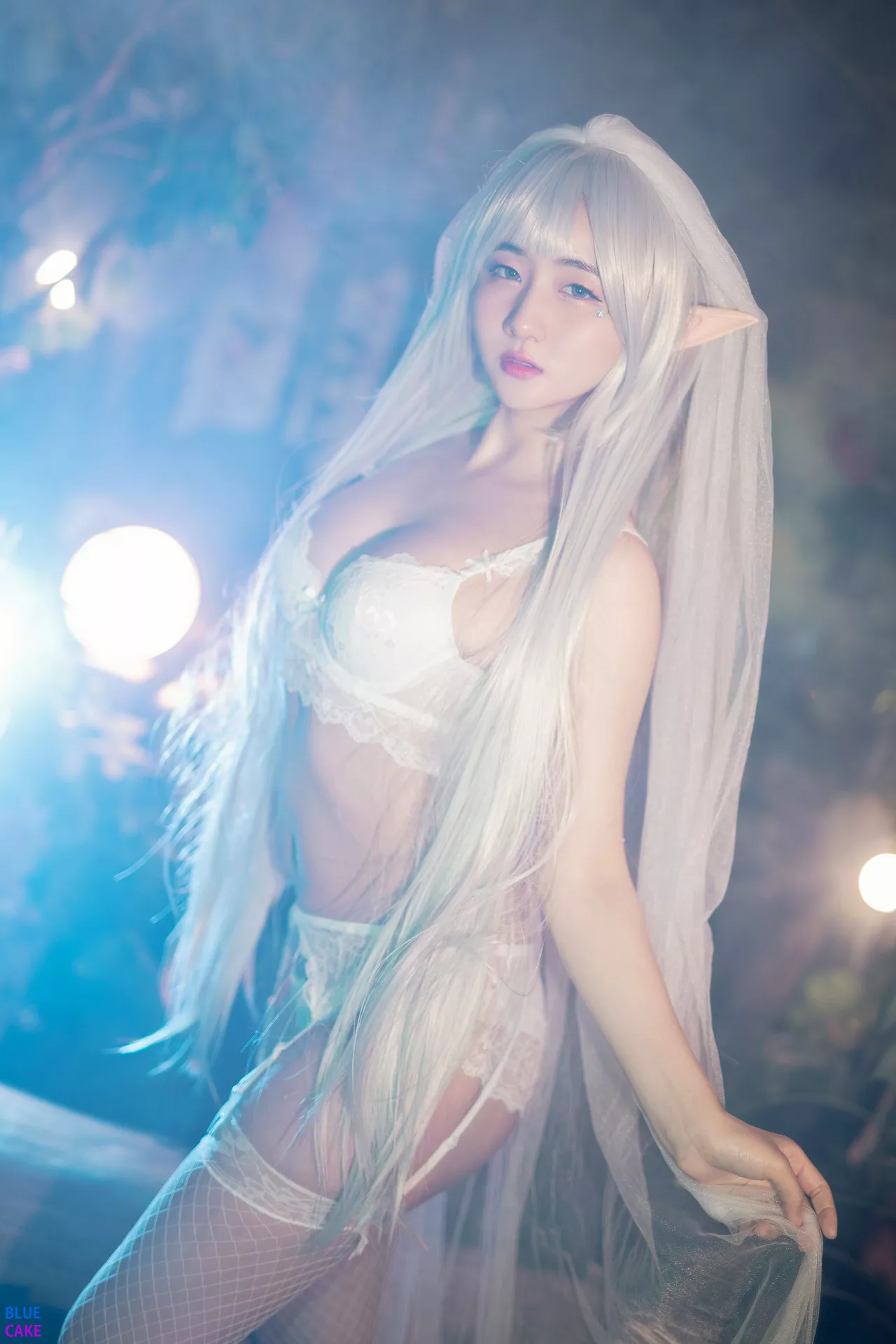 Han 蓝色蛋糕】 高丽佳人摄影 高丽艳模高清摄视图像 Elf(57P) Jina【【BLUECAKE  Moon
