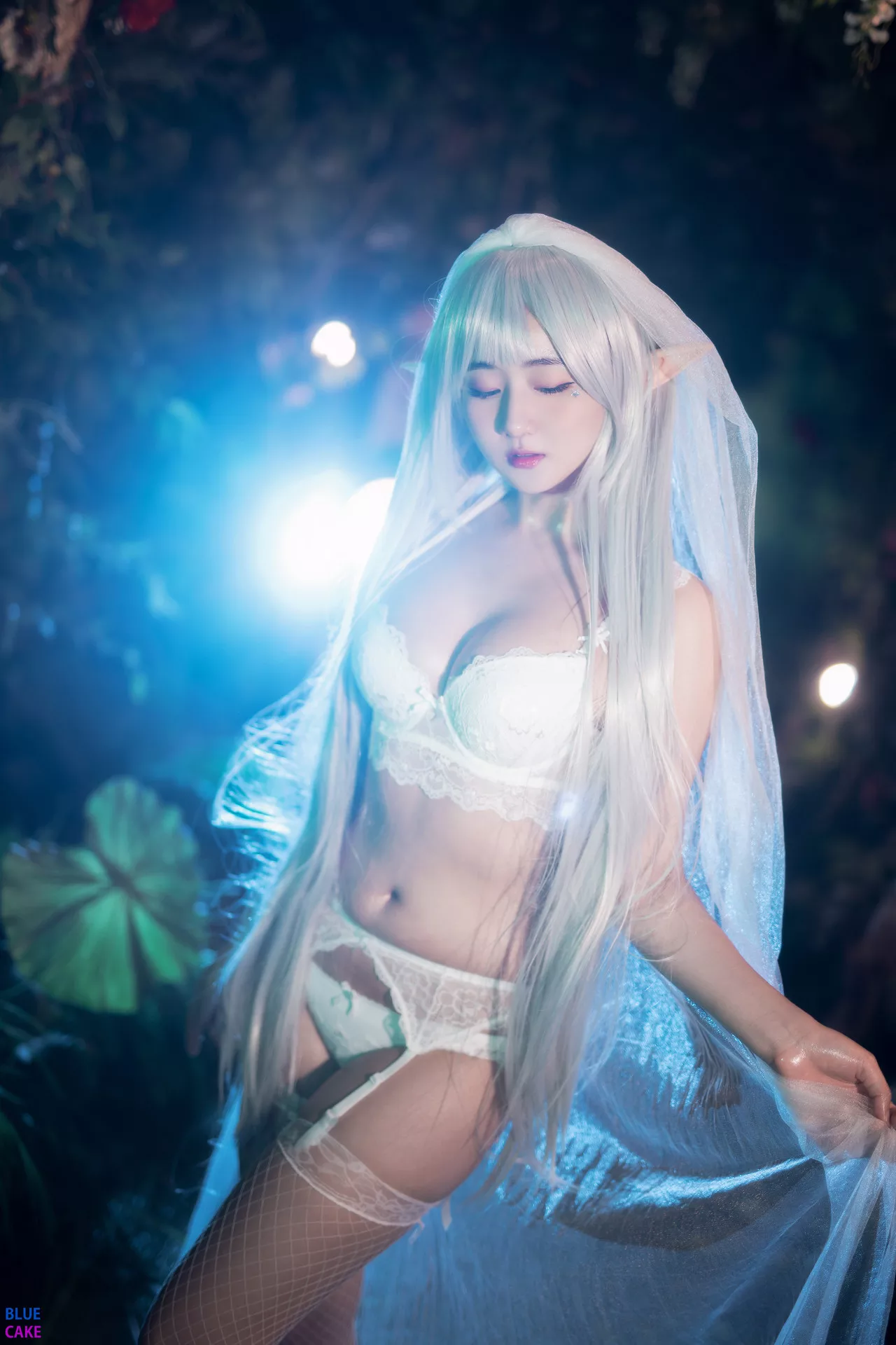 Han 蓝色蛋糕】 高丽佳人摄影 高丽艳模高清摄视图像 Elf(57P) Jina【【BLUECAKE  Moon