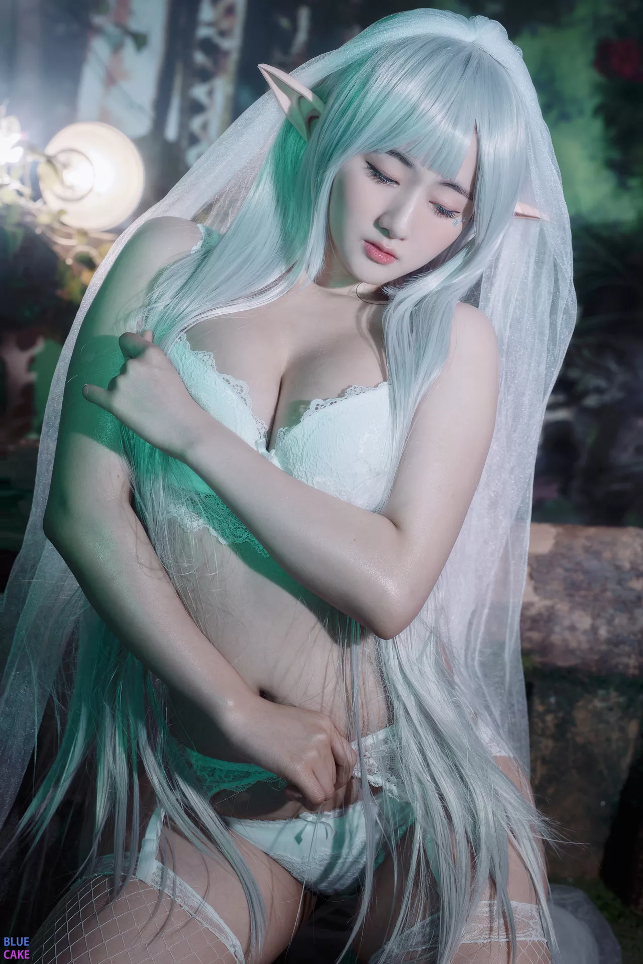Han 蓝色蛋糕】 高丽佳人摄影 高丽艳模高清摄视图像 Elf(57P) Jina【【BLUECAKE  Moon