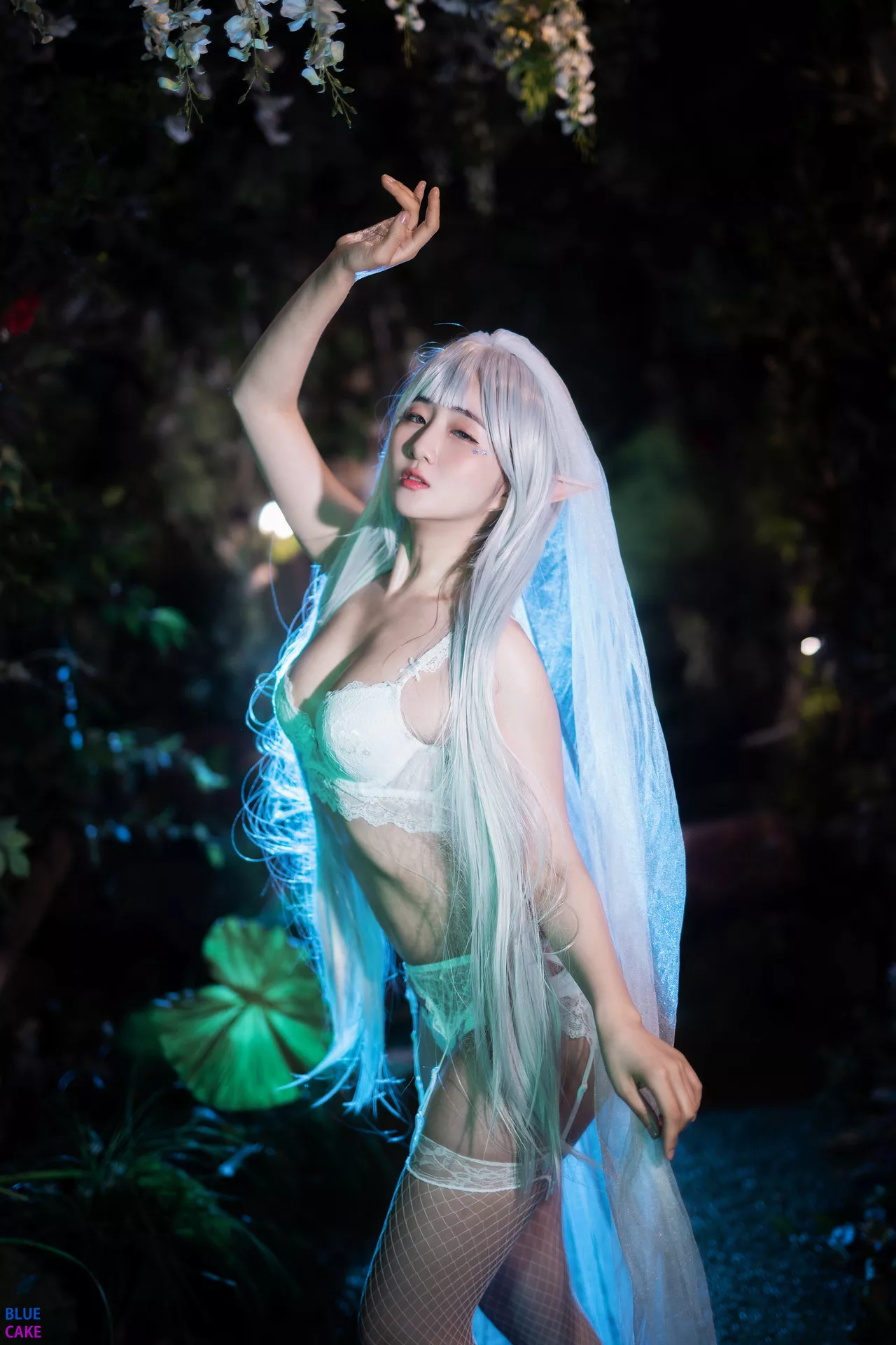 Han 蓝色蛋糕】 高丽佳人摄影 高丽艳模高清摄视图像 Elf(57P) Jina【【BLUECAKE  Moon