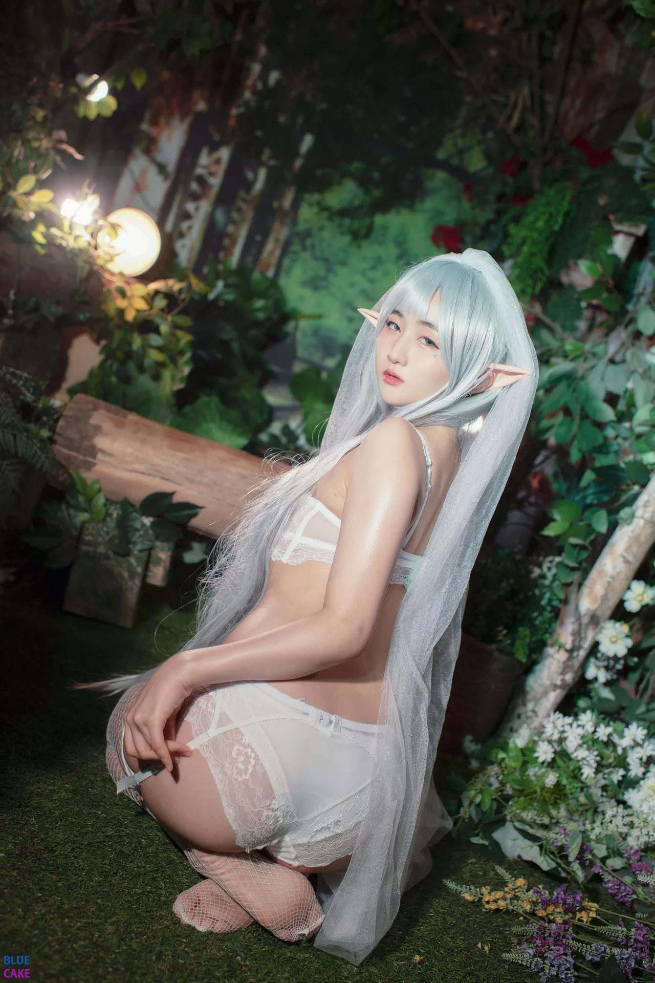 Han 蓝色蛋糕】 高丽佳人摄影 高丽艳模高清摄视图像 Elf(57P) Jina【【BLUECAKE  Moon