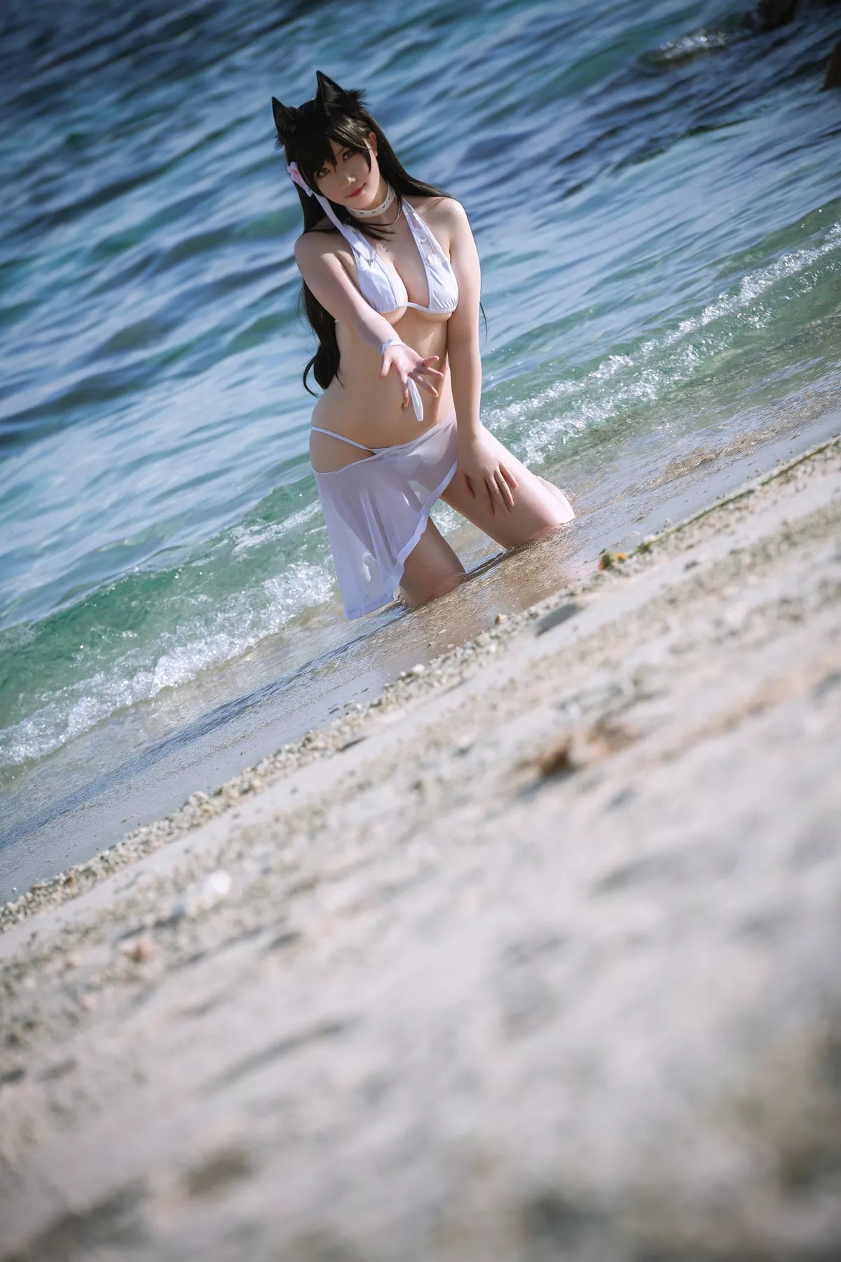 撩人私拍  Atago 女神Cosplay 泳装 是本末末 爱宕