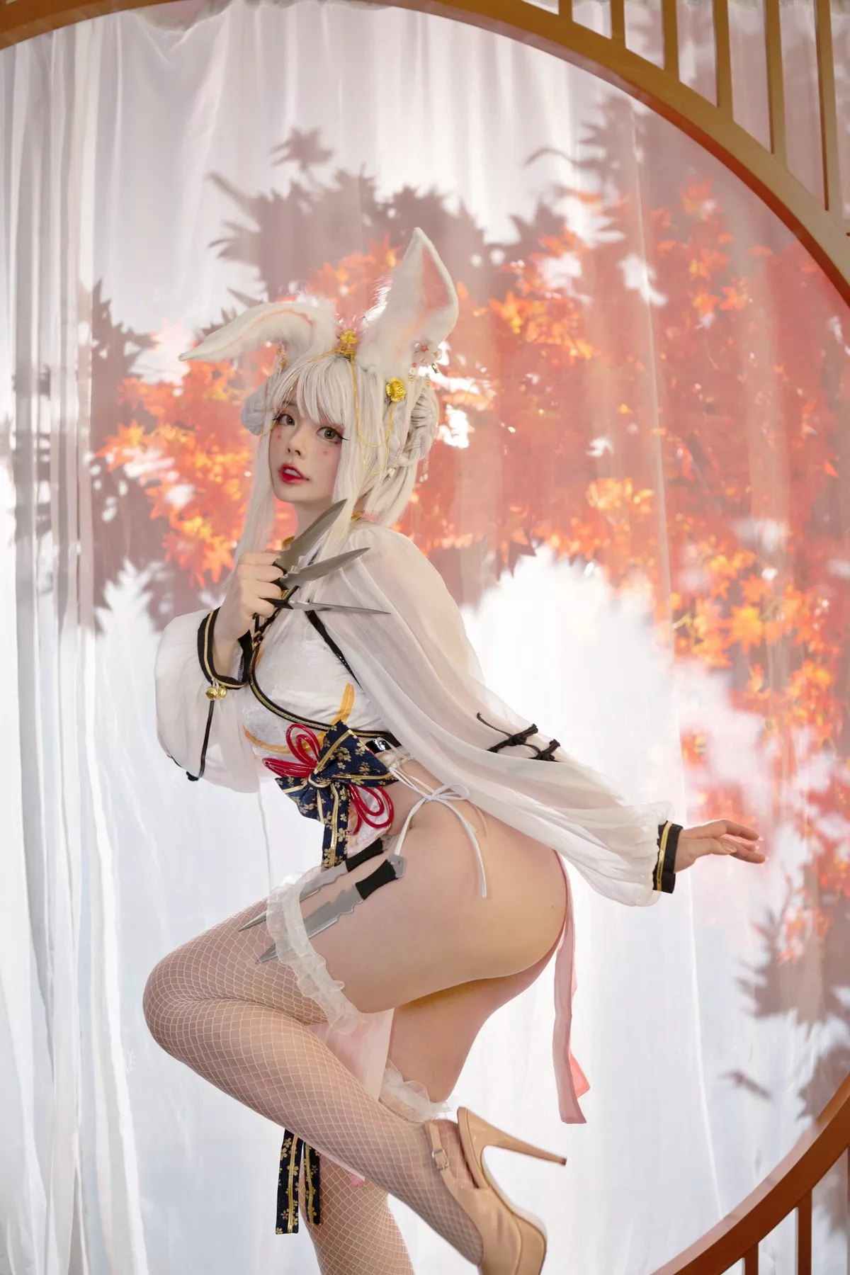 大白兔 阿寨寨 女神Cosplay NinJA 肉肉 迷人私房