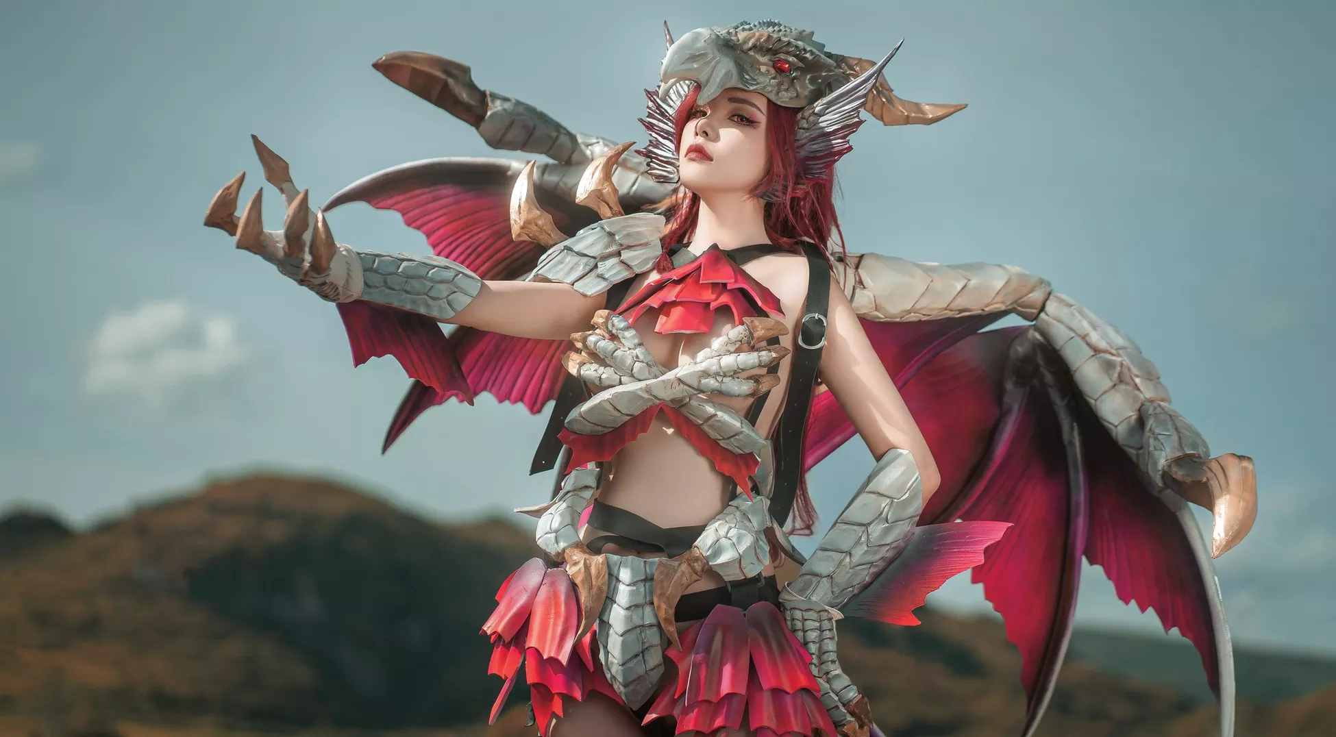 丽人Cosplay 曙光爵银龙 爆机丫头 Malzeno 拟人 喵小吉