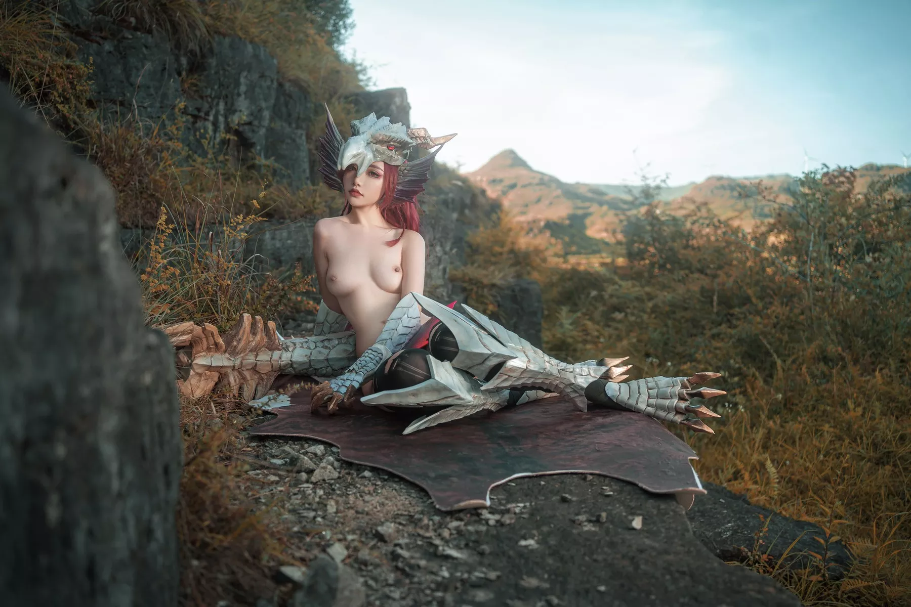 丽人Cosplay 曙光爵银龙 爆机丫头 Malzeno 拟人 喵小吉