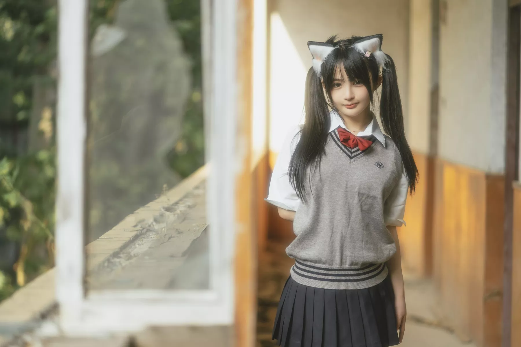 废墟jk �@井宁宁  尤物Cosplay 魅魔密拍