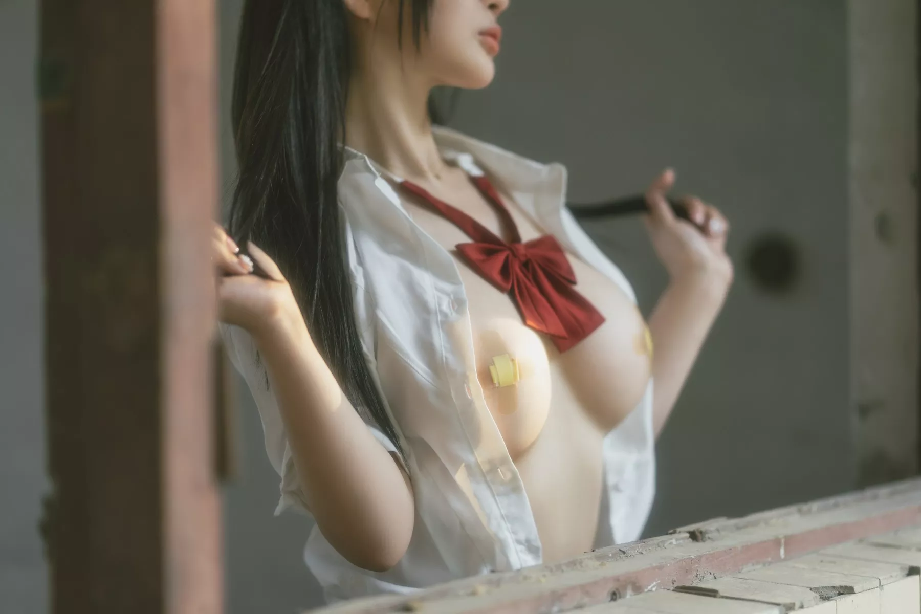 废墟jk �@井宁宁  尤物Cosplay 魅魔密拍