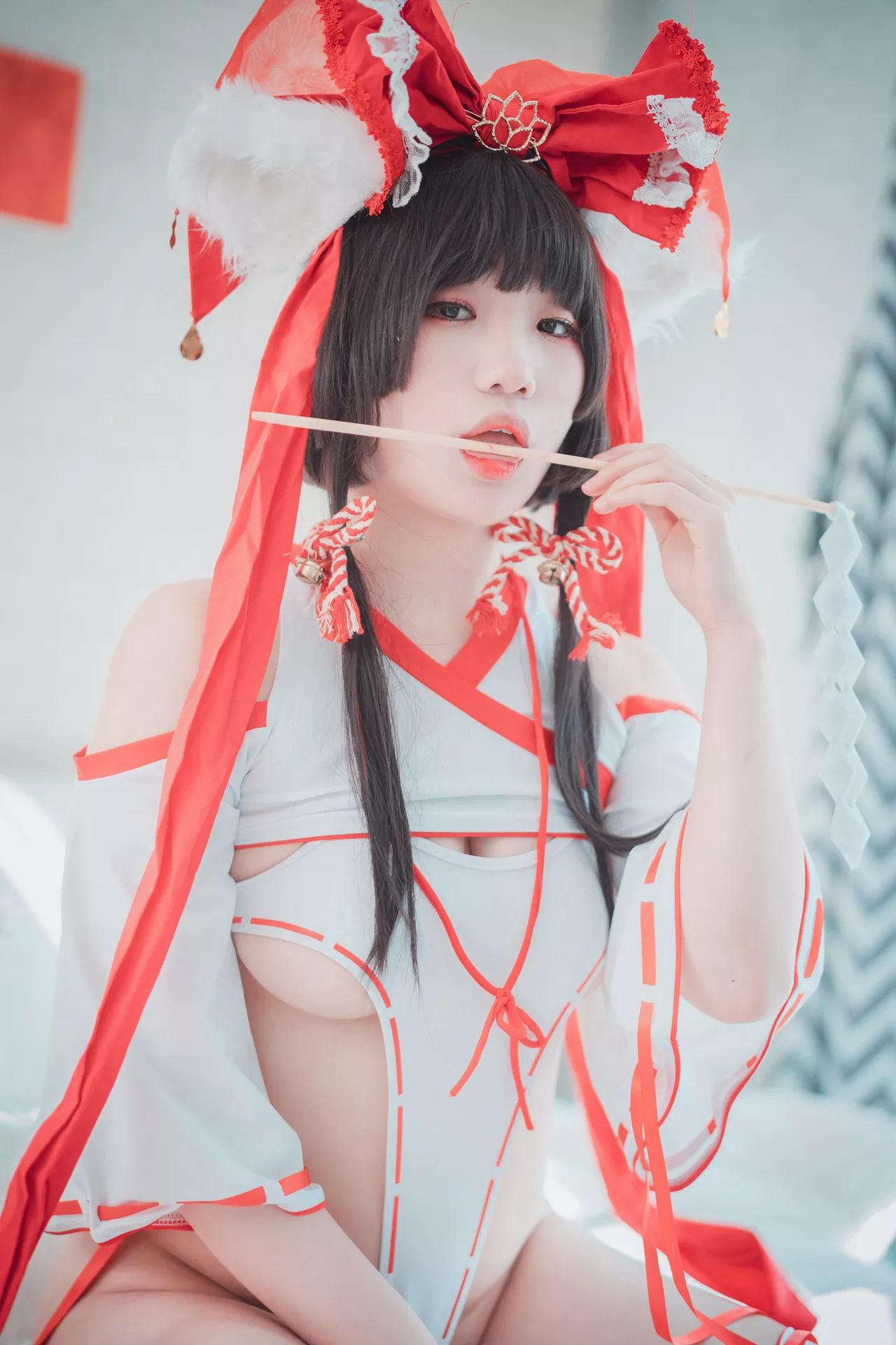 A.Ver(65P)  Kitsune Mimmi【DJAWA大佳玩  Miko 高丽魅模高精细艺术图套图 高丽魅模艺术图 】