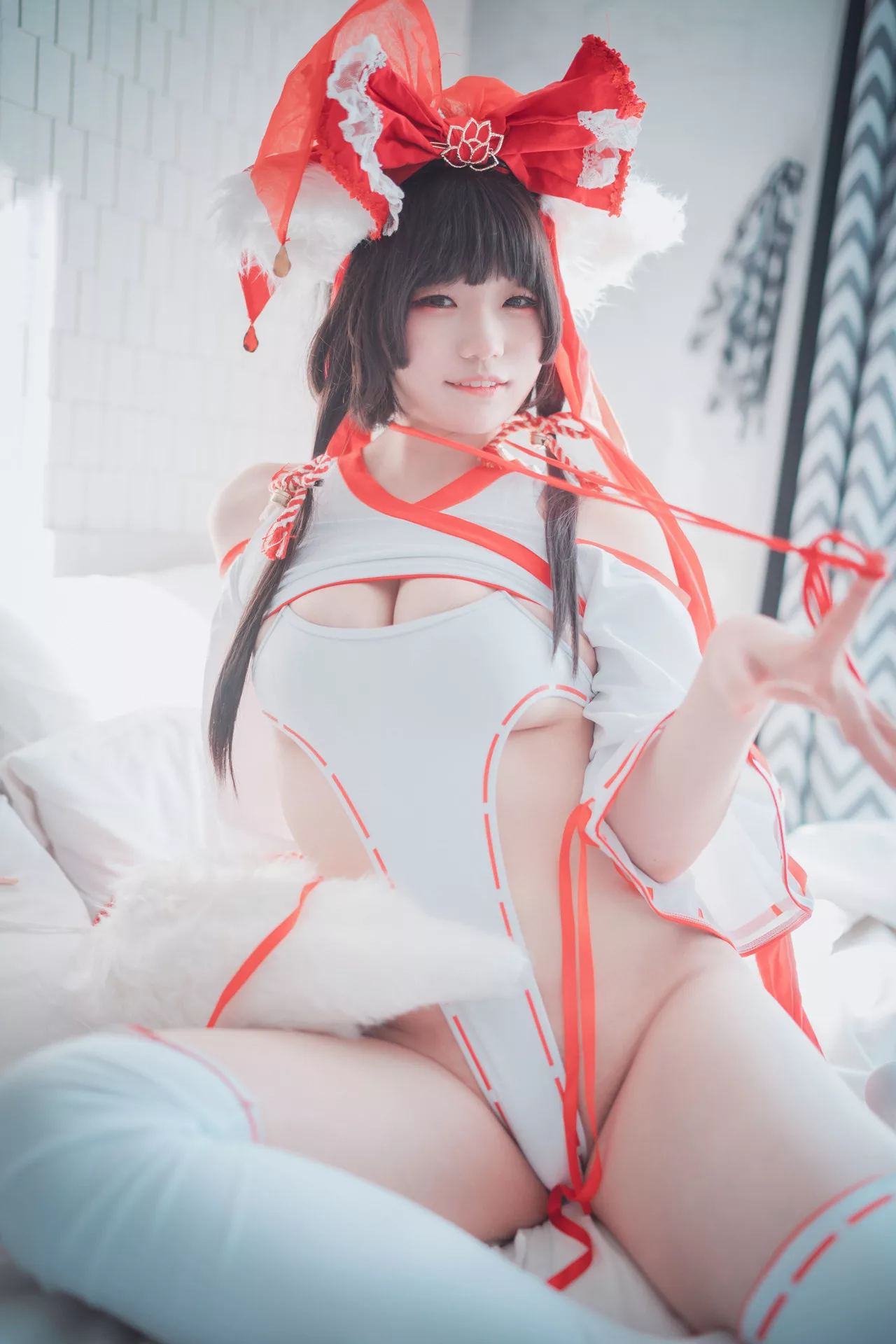 A.Ver(65P)  Kitsune Mimmi【DJAWA大佳玩  Miko 高丽魅模高精细艺术图套图 高丽魅模艺术图 】
