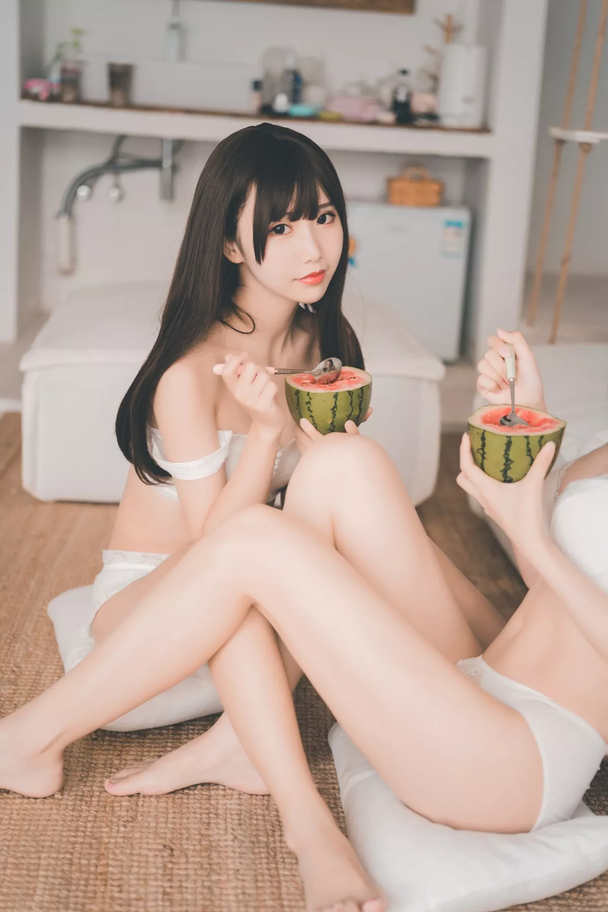 尤物Cosplay 饼饼和 露露 香草喵 香草喵