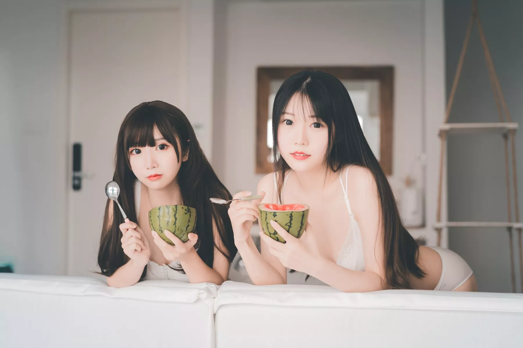 尤物Cosplay 饼饼和 露露 香草喵 香草喵