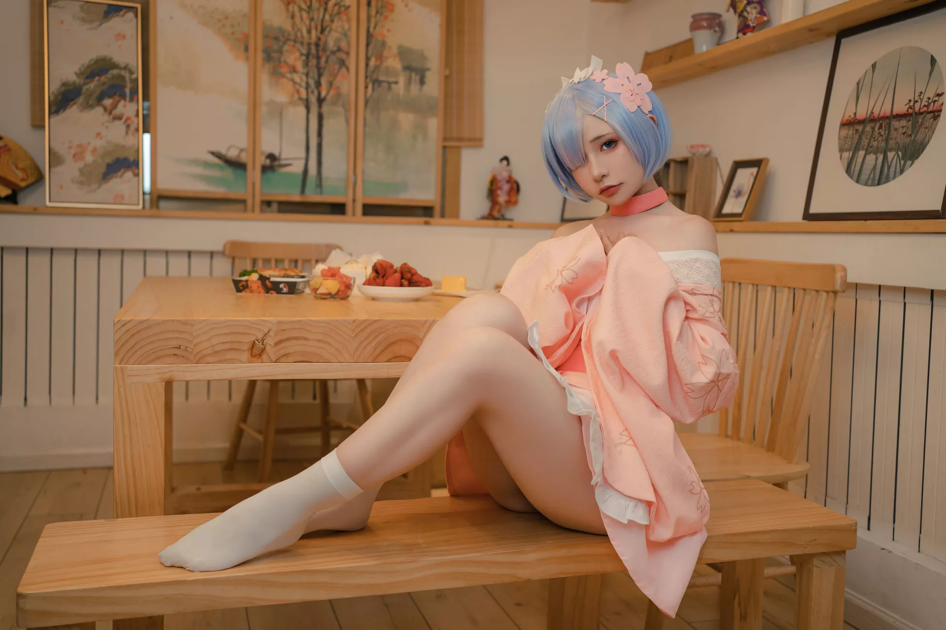x金鱼kinngyo《从零开始的女体盛宴》 喵小吉 优秀艺术图美图