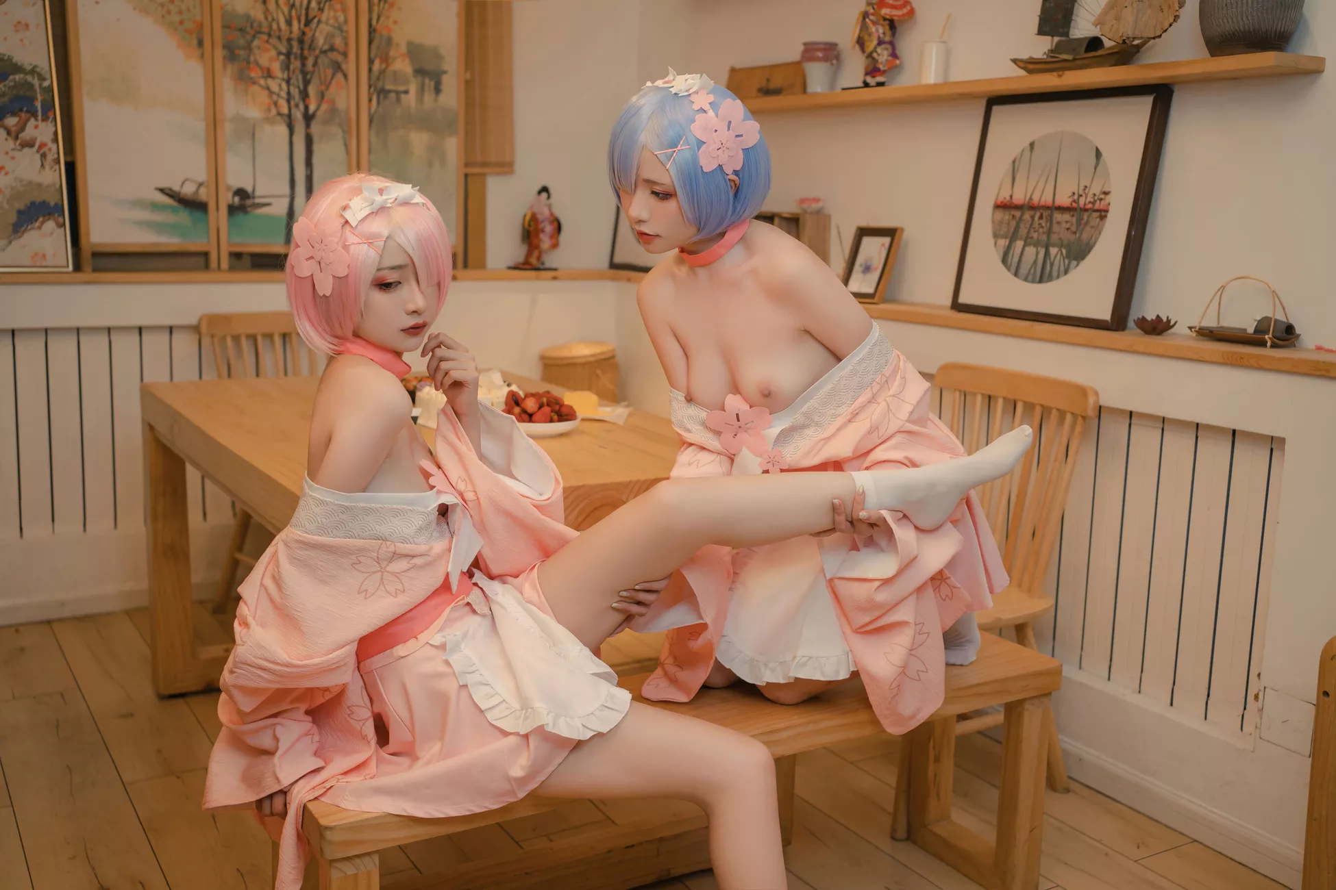 x金鱼kinngyo《从零开始的女体盛宴》 喵小吉 优秀艺术图美图