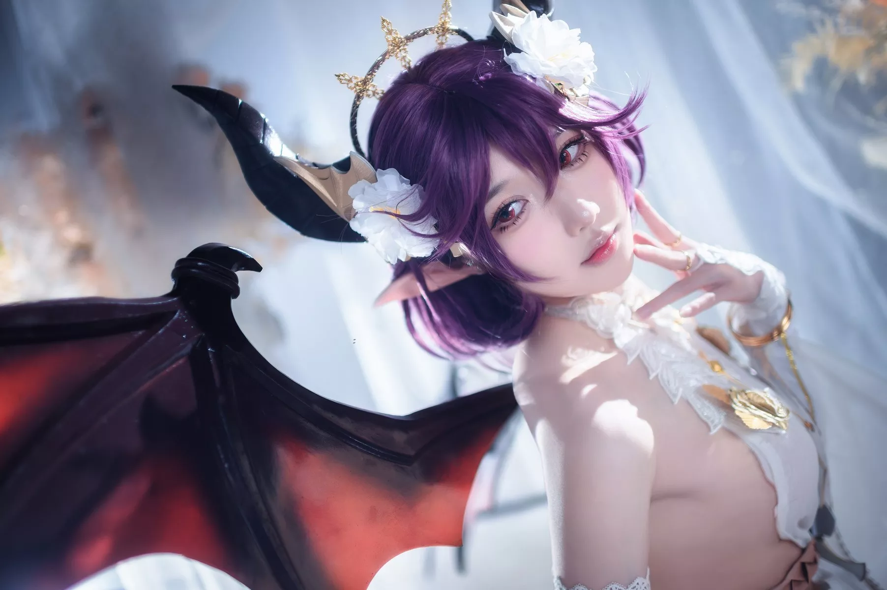 佳人Cosplay 龙娘 阿包也是兔娘 碧蓝幻想古蕾娅
