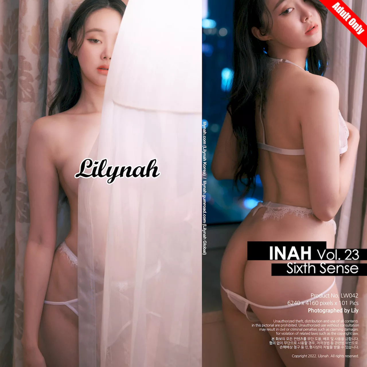 Sixth 亚洲美人艺术图 Sense Inah 莉莉娜】 全集修正 Inah【Lilynah  Vol.23