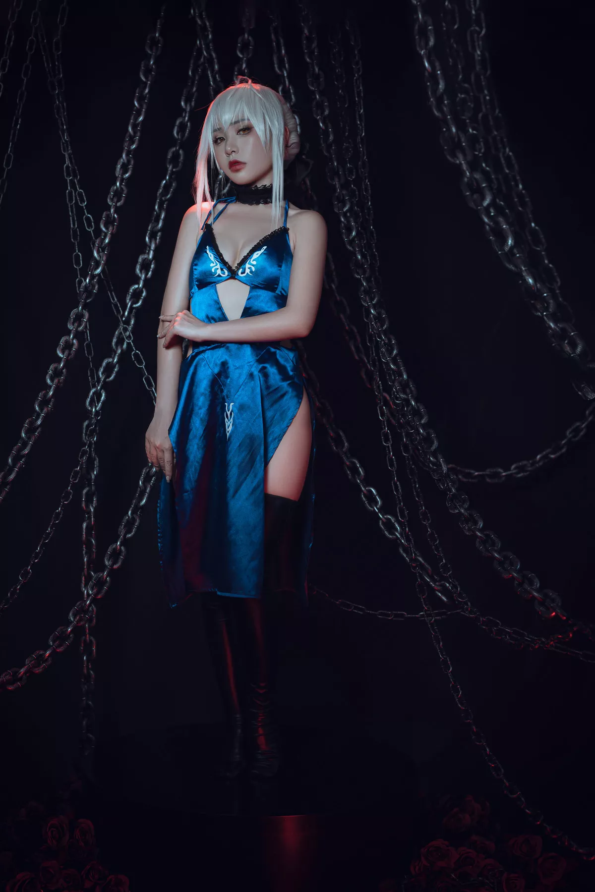 美女Cosplay 爆机丫头 喵小吉 Saber Alter 诱惑私拍 黑呆