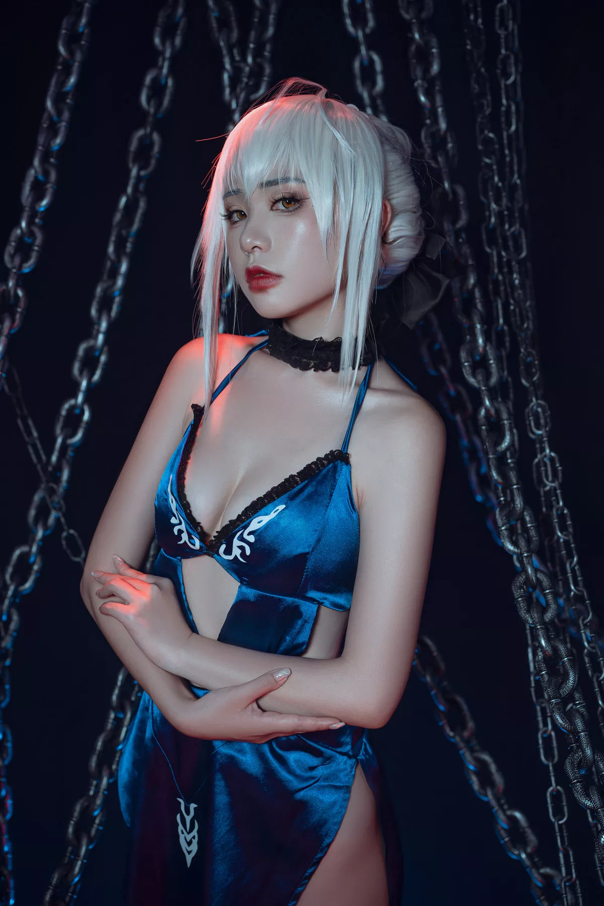 美女Cosplay 爆机丫头 喵小吉 Saber Alter 诱惑私拍 黑呆