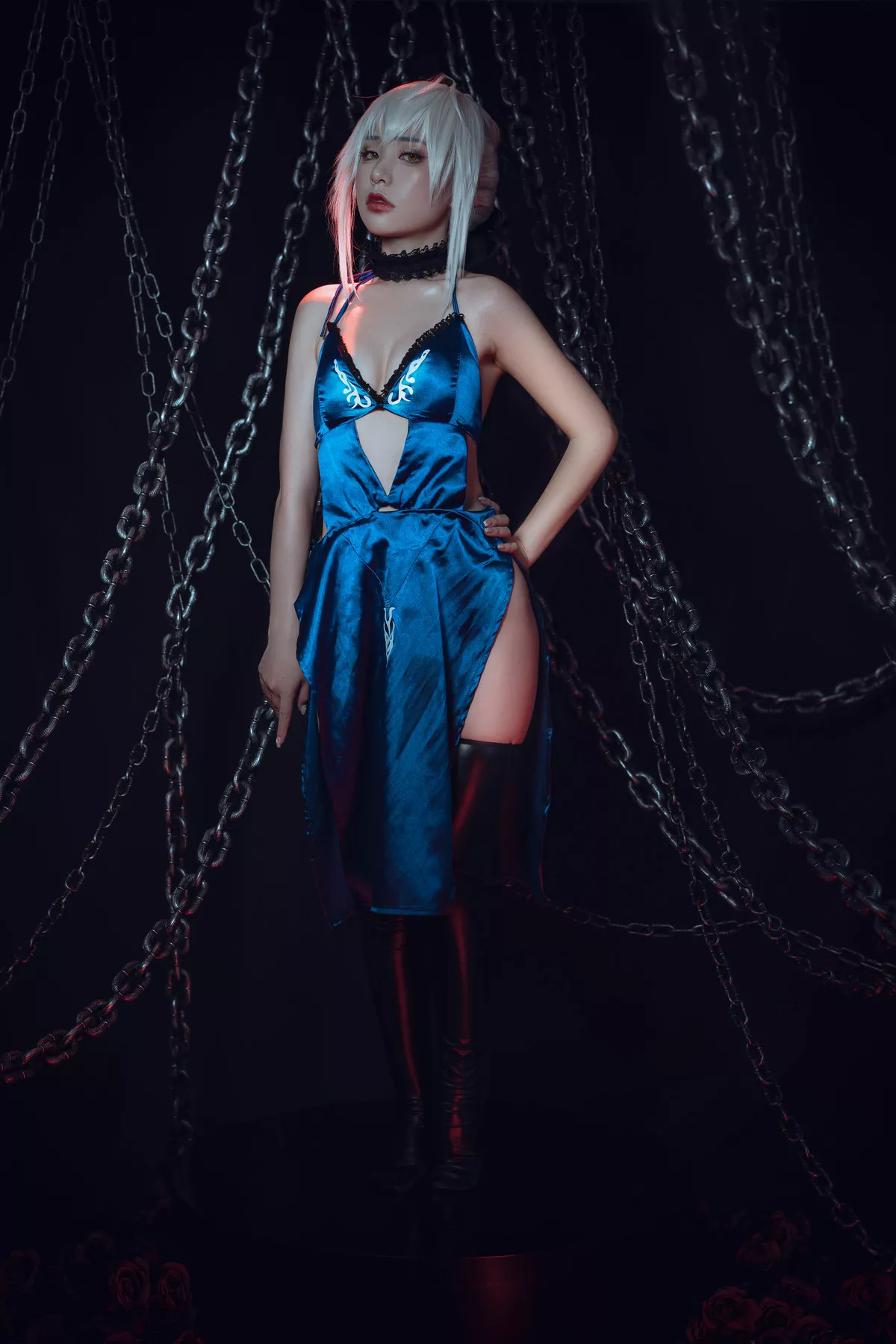 美女Cosplay 爆机丫头 喵小吉 Saber Alter 诱惑私拍 黑呆