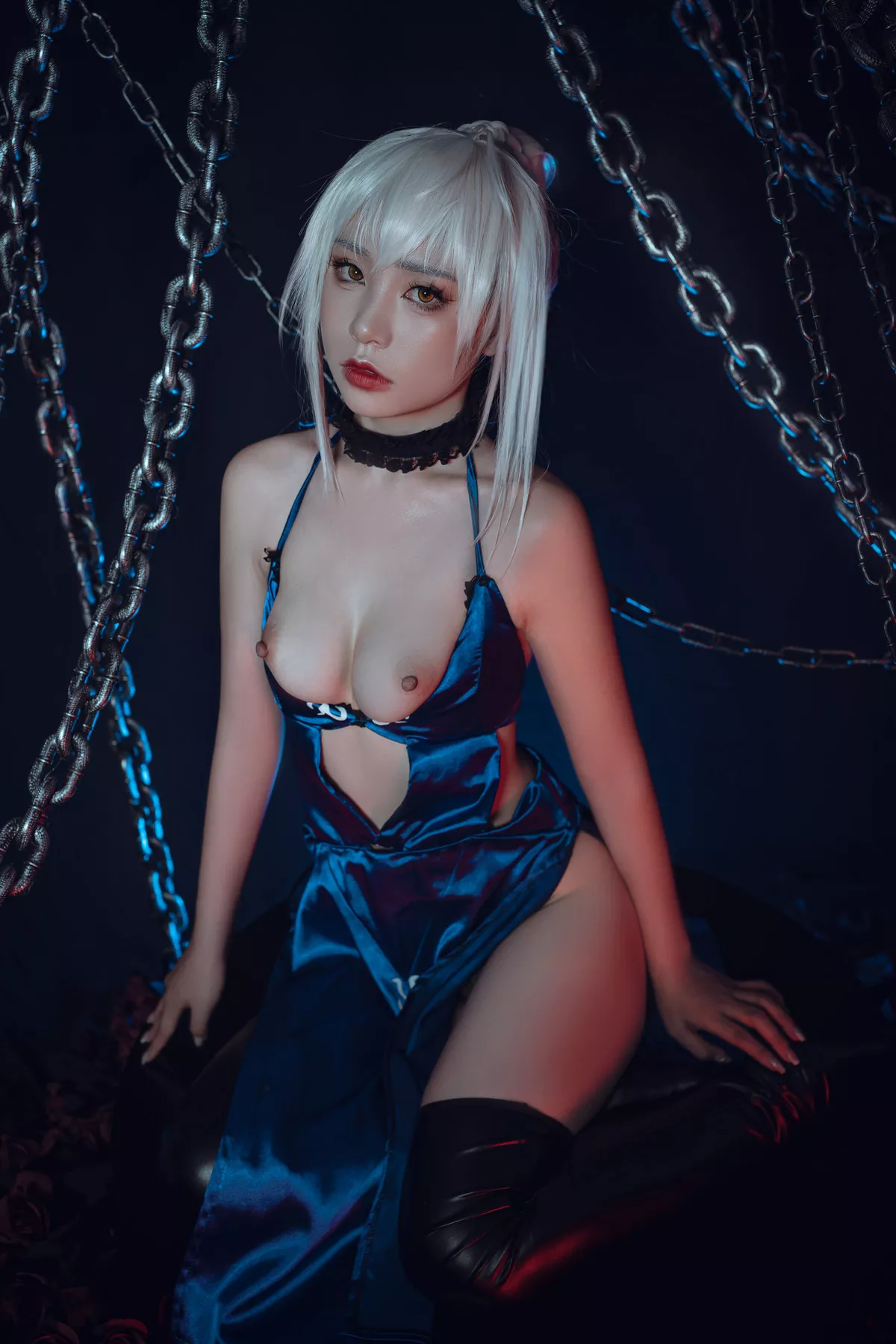 美女Cosplay 爆机丫头 喵小吉 Saber Alter 诱惑私拍 黑呆