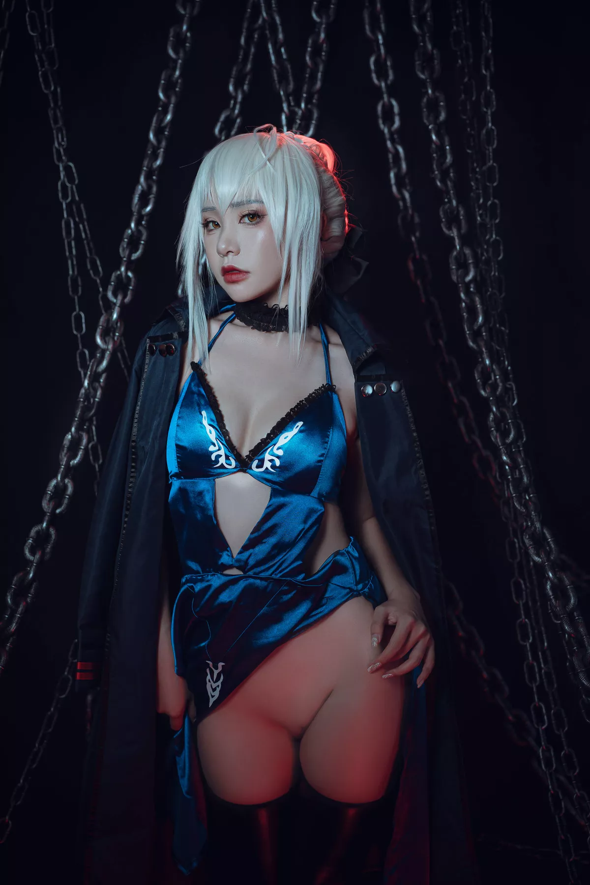 美女Cosplay 爆机丫头 喵小吉 Saber Alter 诱惑私拍 黑呆