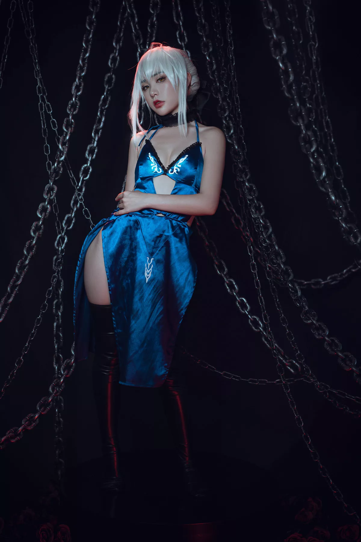美女Cosplay 爆机丫头 喵小吉 Saber Alter 诱惑私拍 黑呆