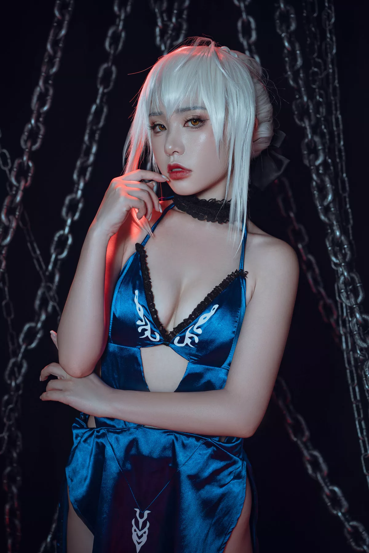 美女Cosplay 爆机丫头 喵小吉 Saber Alter 诱惑私拍 黑呆