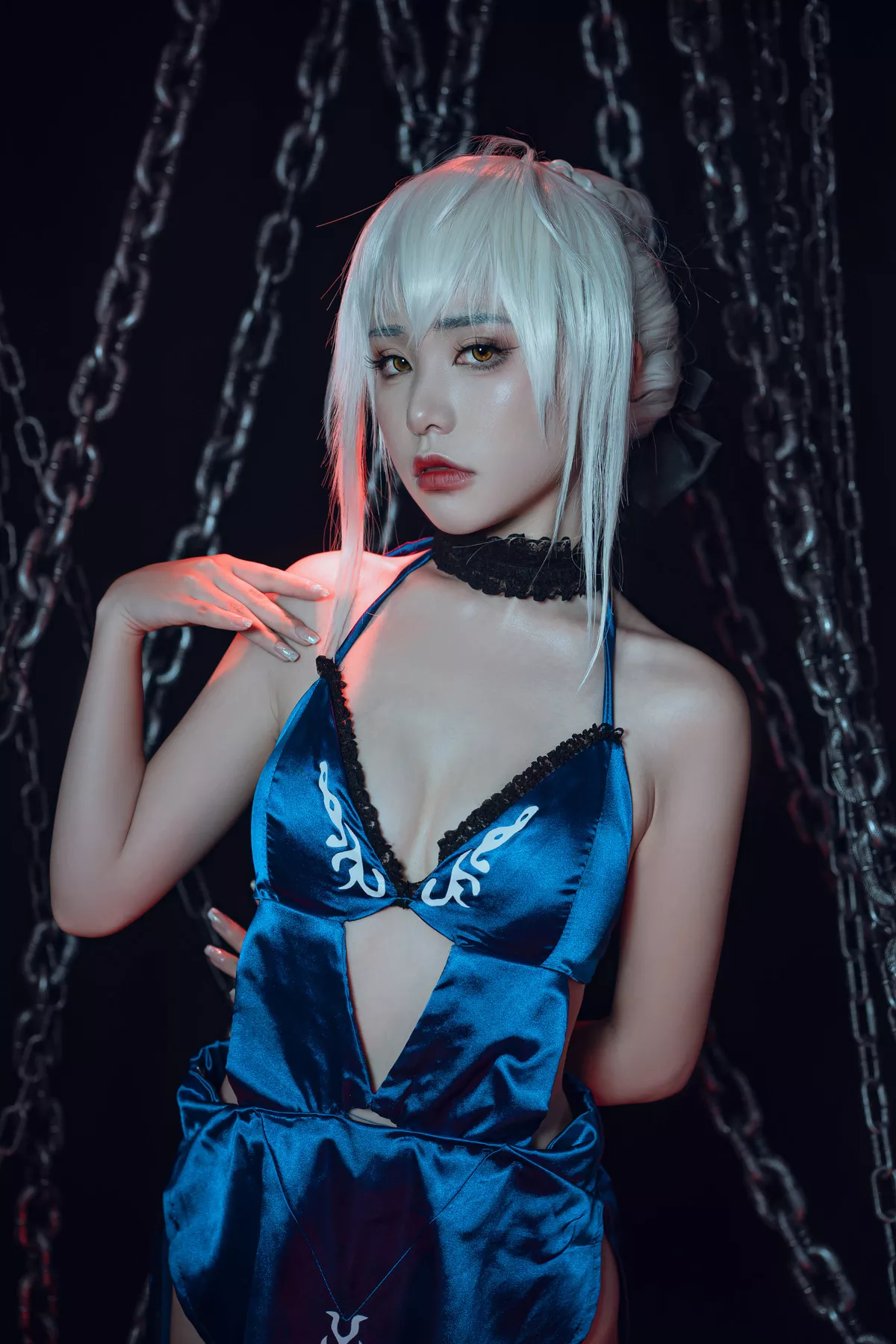 美女Cosplay 爆机丫头 喵小吉 Saber Alter 诱惑私拍 黑呆
