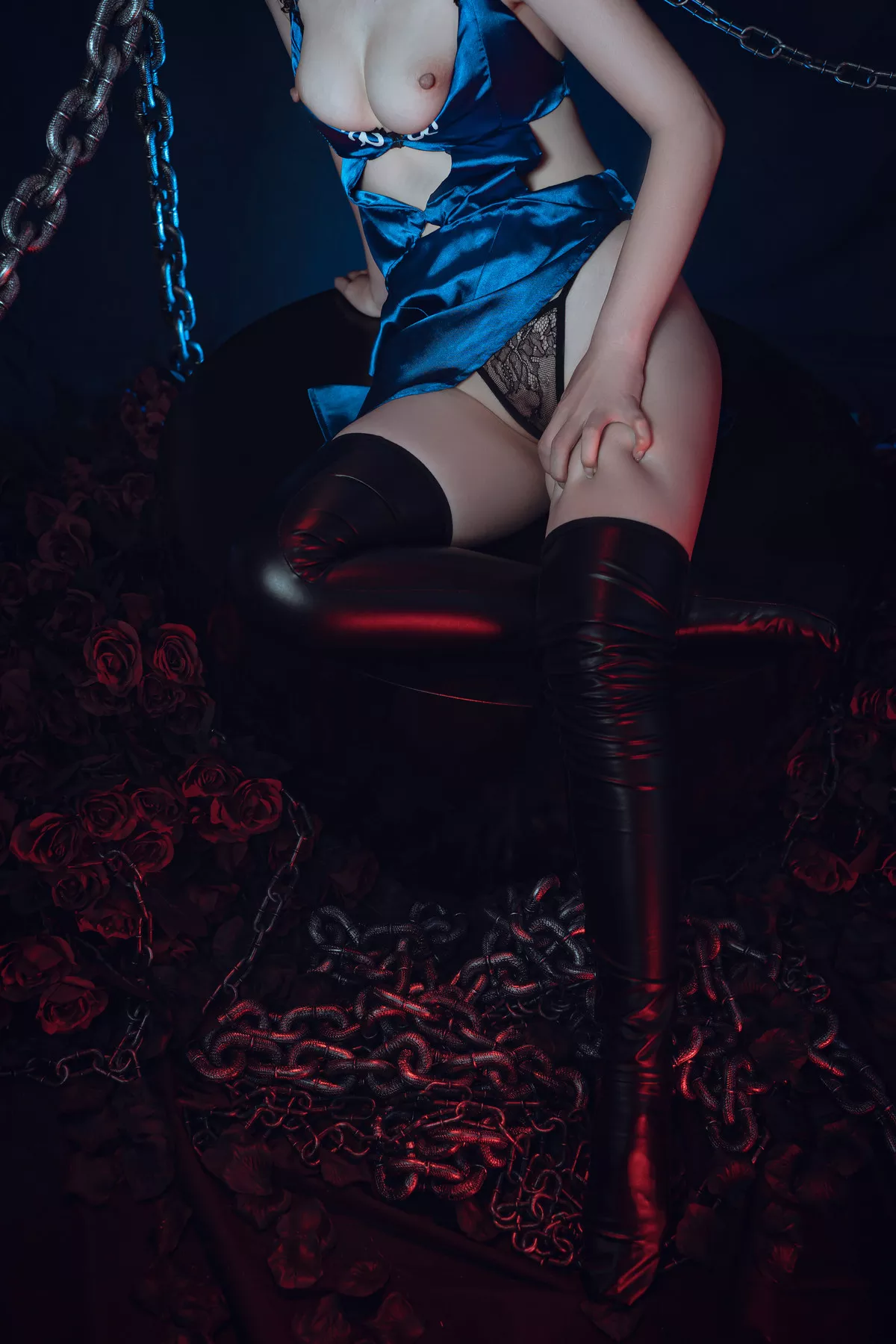 美女Cosplay 爆机丫头 喵小吉 Saber Alter 诱惑私拍 黑呆