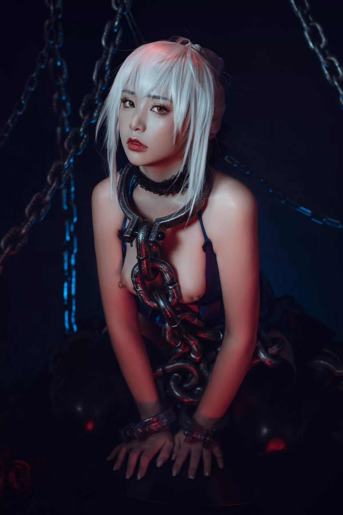 美女Cosplay 爆机丫头 喵小吉 Saber Alter 诱惑私拍 黑呆