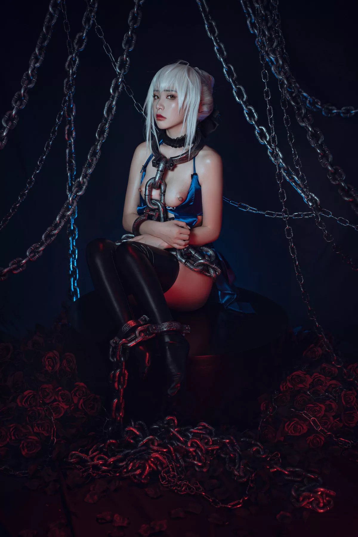 美女Cosplay 爆机丫头 喵小吉 Saber Alter 诱惑私拍 黑呆
