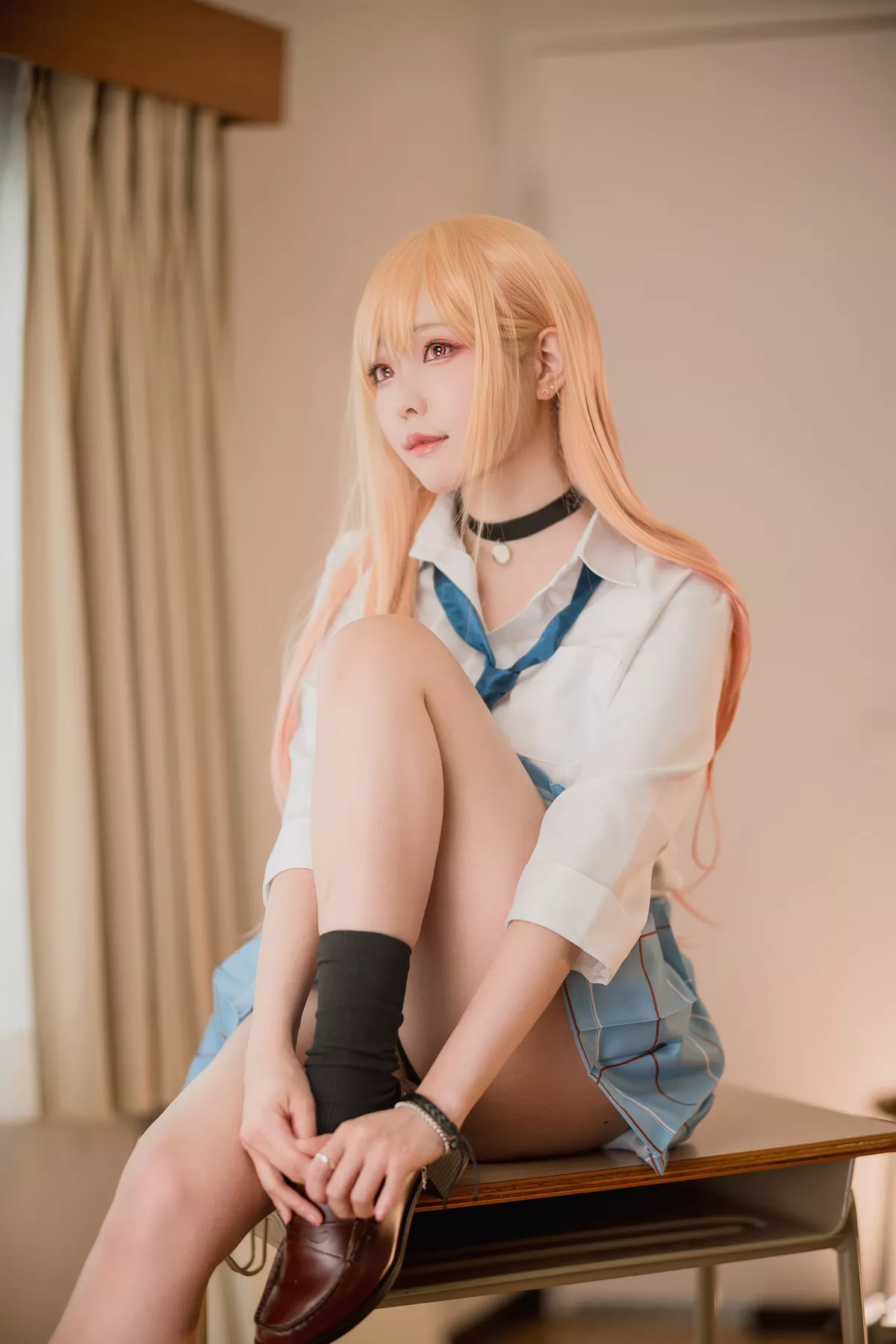 Marin Ely 女神Cosplay Kitagawa 妩媚密拍