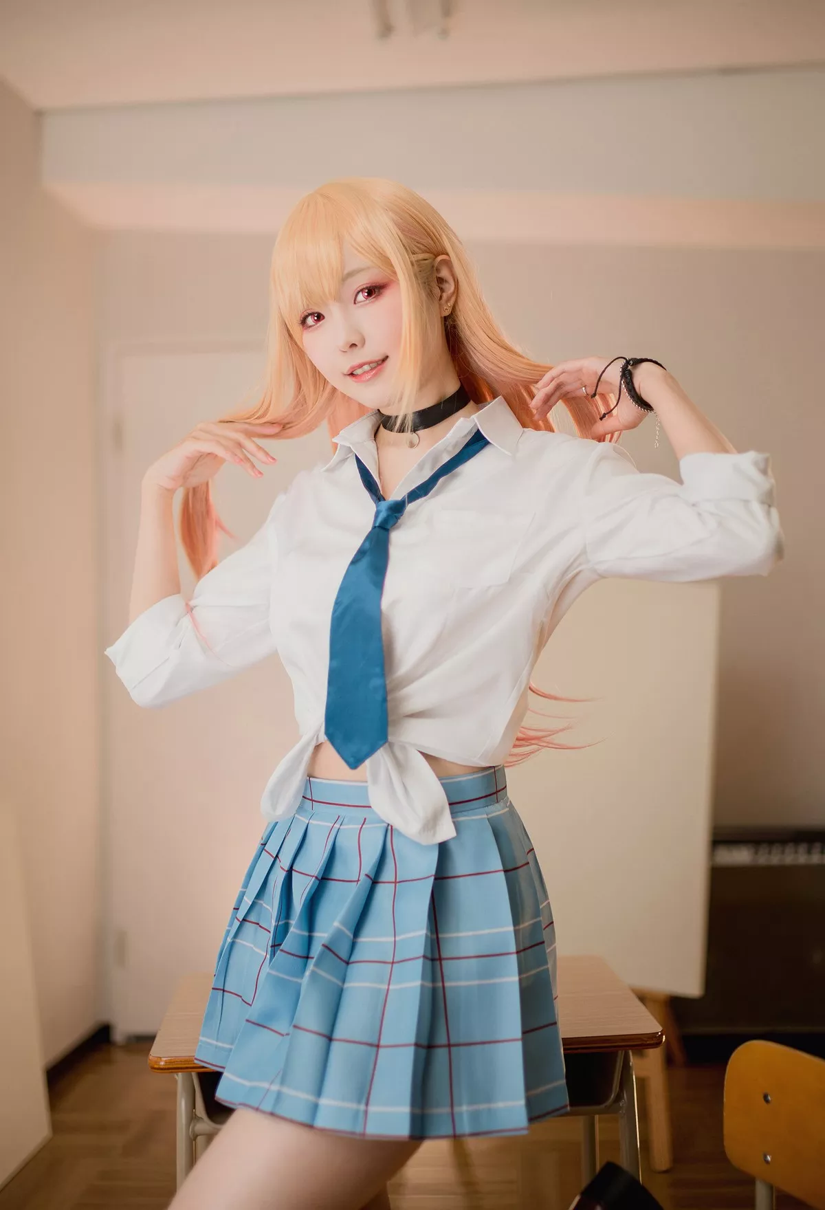 Marin Ely 女神Cosplay Kitagawa 妩媚密拍