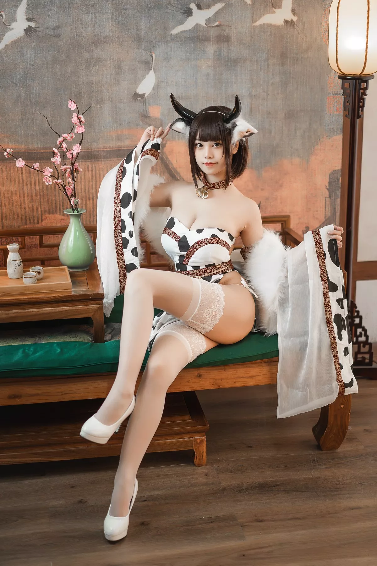 蜜汁猫裘 奶牛  美女Cosplay 撩人私拍