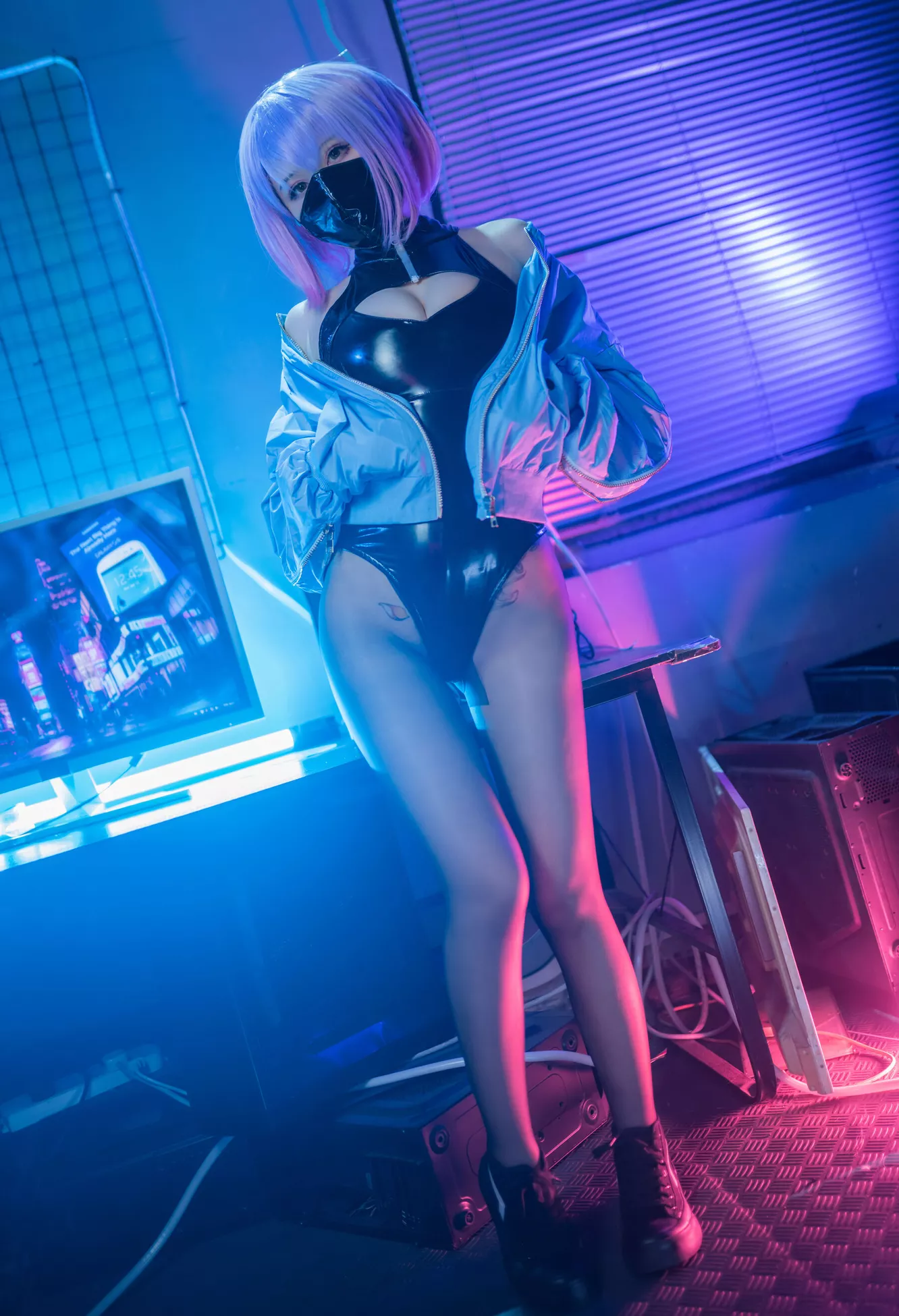 蜜蜜子 Kimmie《Luna胶衣》 高画质照片美图