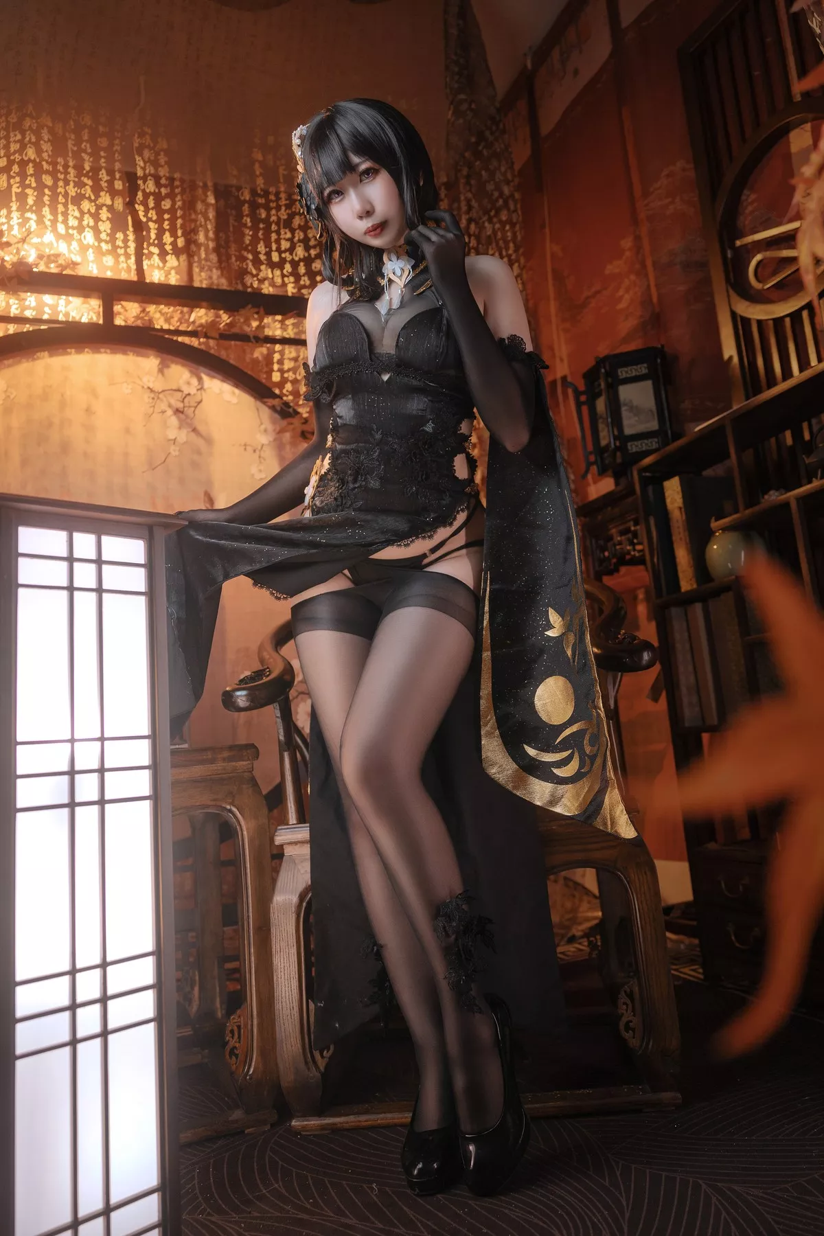 &喜茶苍苍子 双人 九言 碧蓝航线 镇海白� 尤物Cosplay