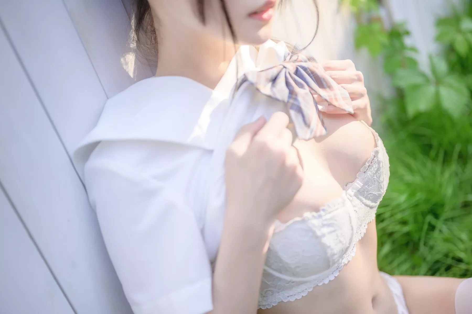 阳光庭院工作装 美女Cosplay 露露 香草喵