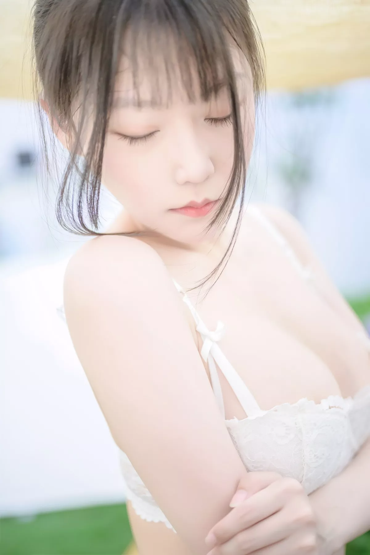 阳光庭院工作装 美女Cosplay 露露 香草喵