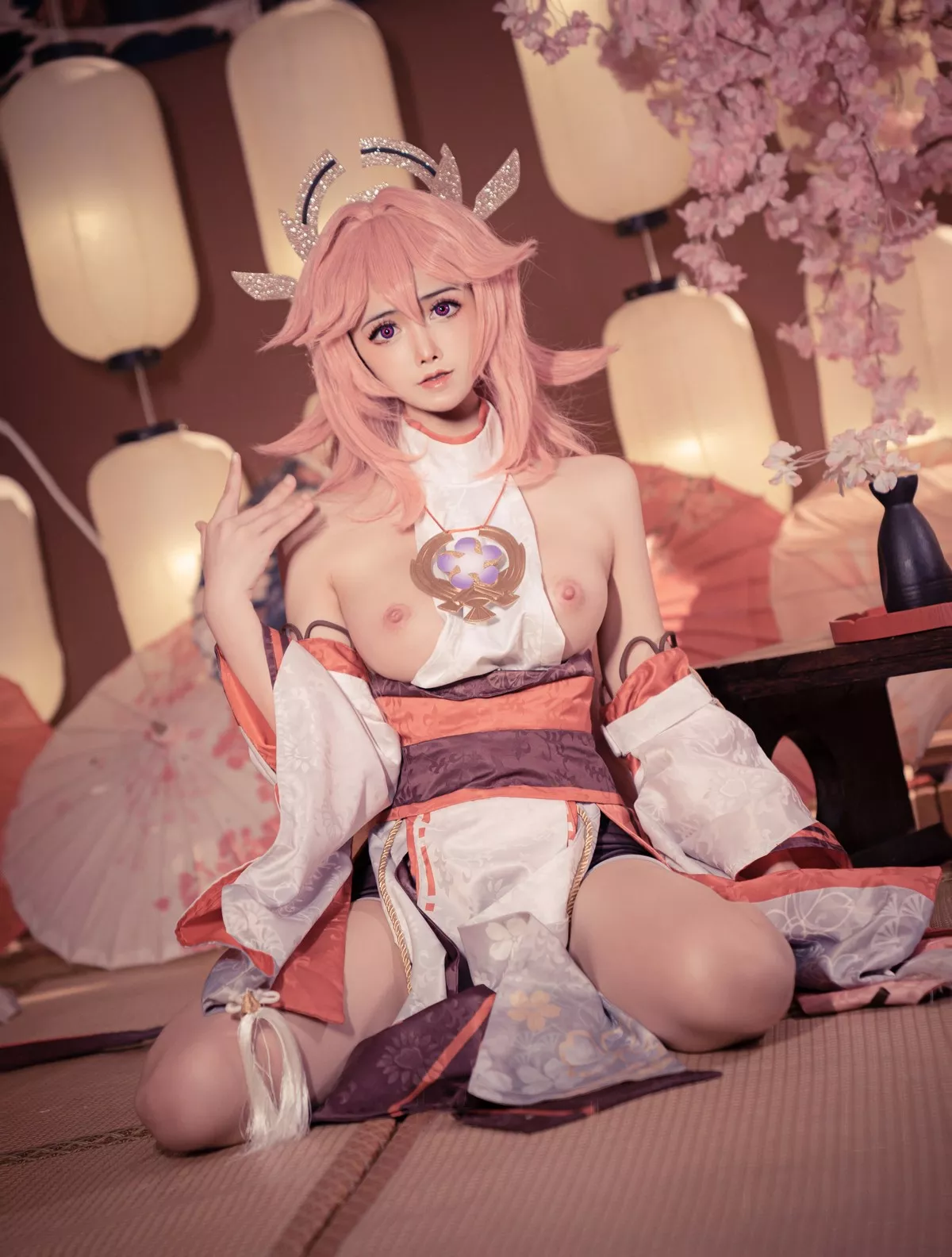 小礼好困 八重神子  风韵私房 SleeppyLee1 佳人Cosplay